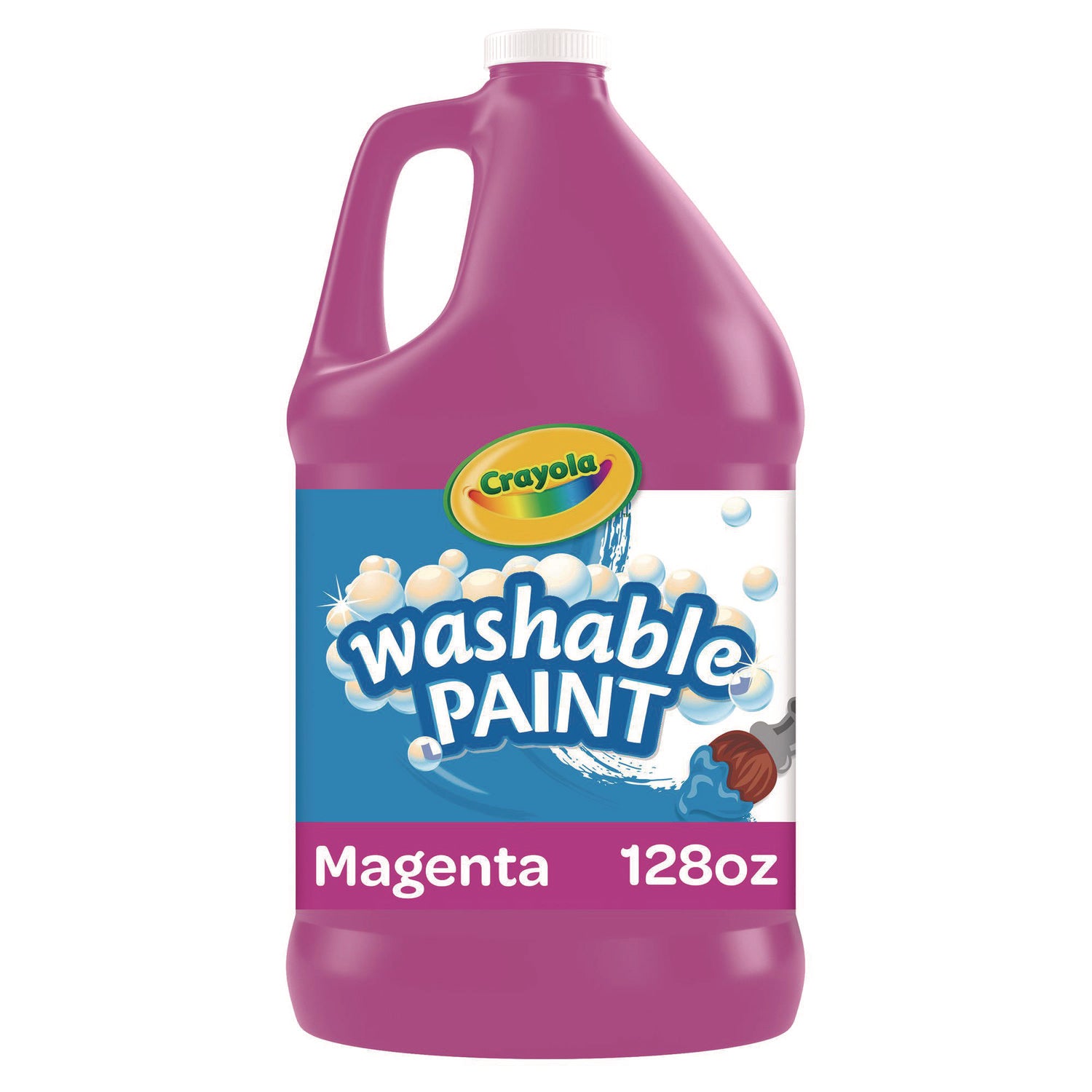 Washable Paint, Magenta, 1 gal Bottle