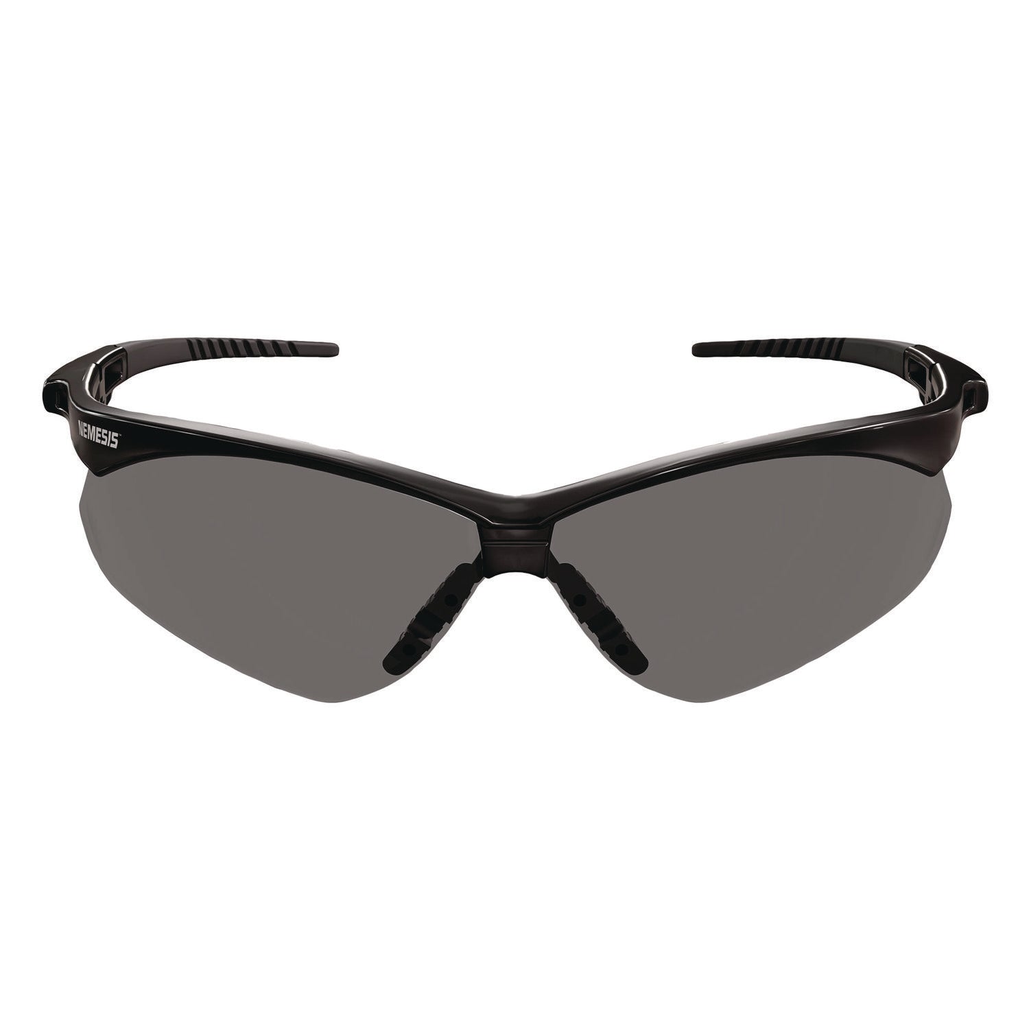 V30 Nemesis VL Safety Glasses, Black Frame, Smoke Lens, 12/Carton