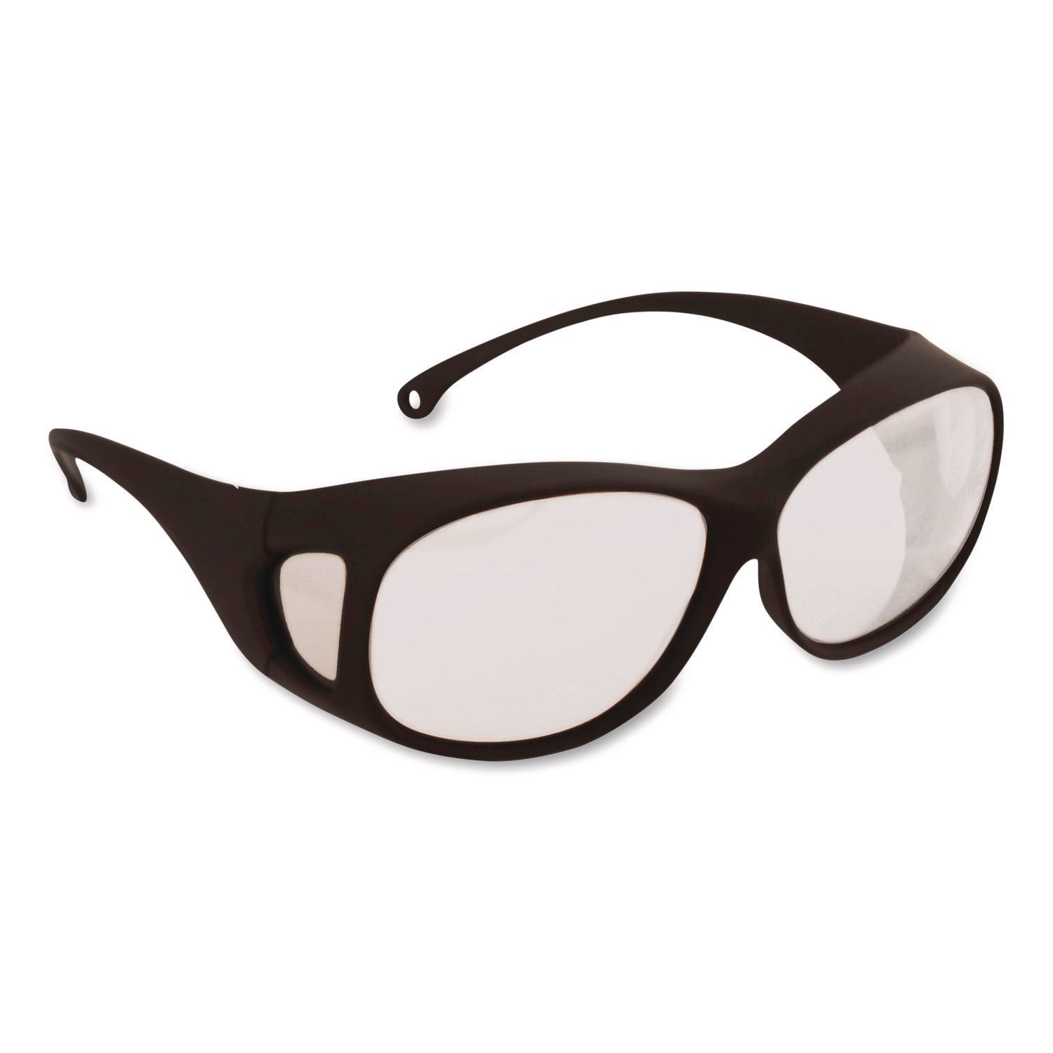 V50 OTG Safety Eyewear, Black Frame, Clear Anti-Fog Lens