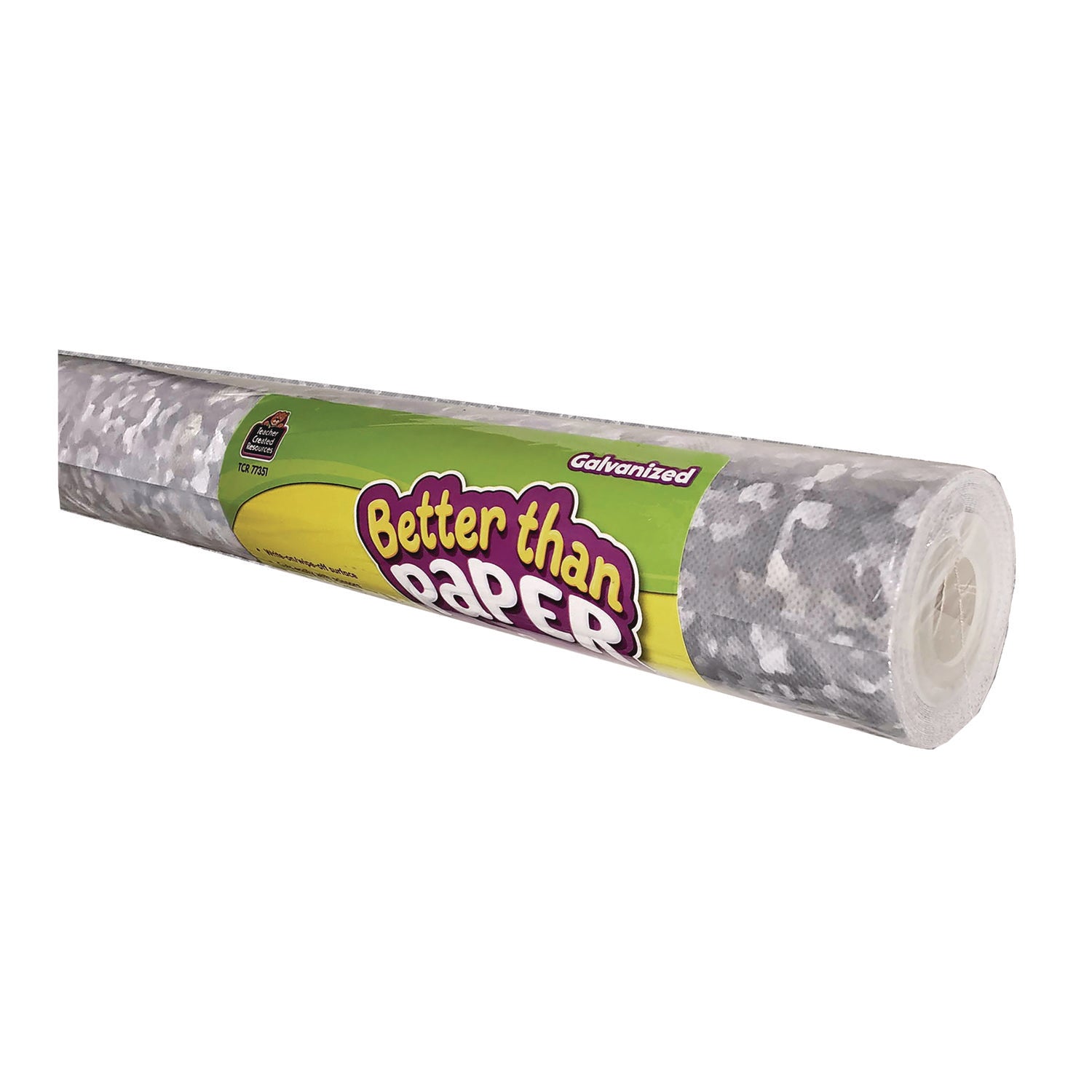 Better Than Paper Bulletin Board Roll, 4 ft x 12 ft, Galvanized Metal