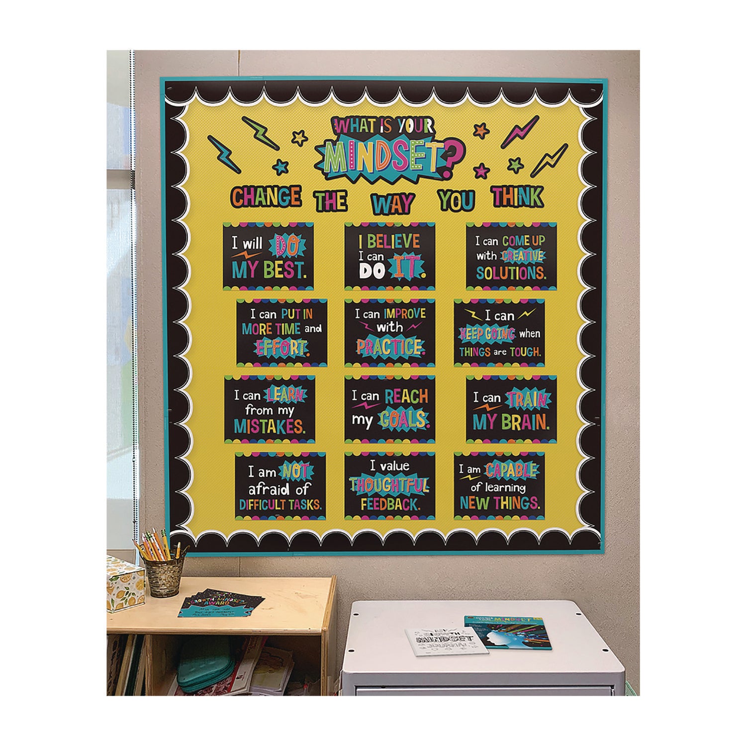 Teacher Created Resources Better Than Paper Bulletin Board Roll, 4 ft x 12 ft, Yellow Gold