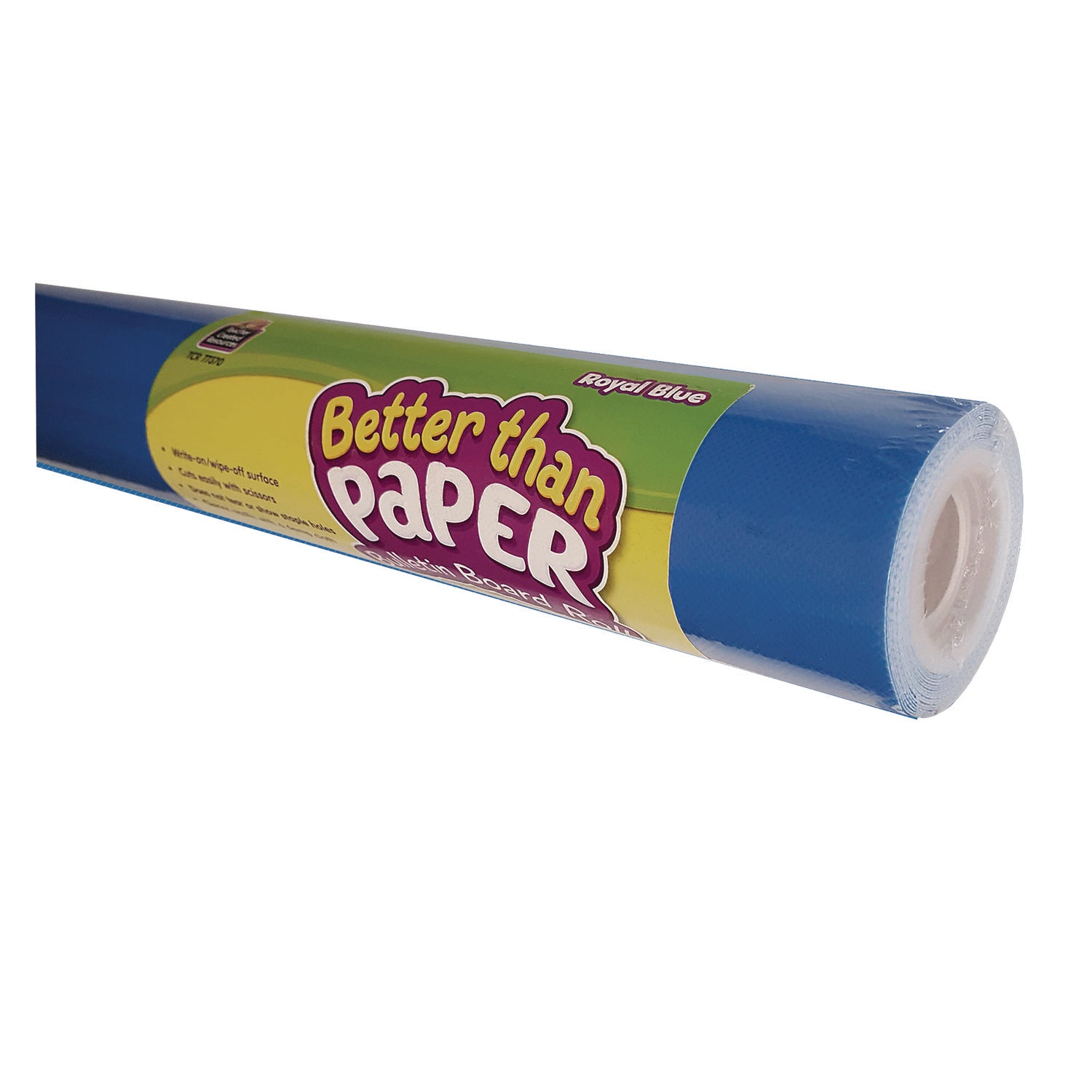 Better Than Paper Bulletin Board Roll, 4 ft x 12 ft, Royal Blue