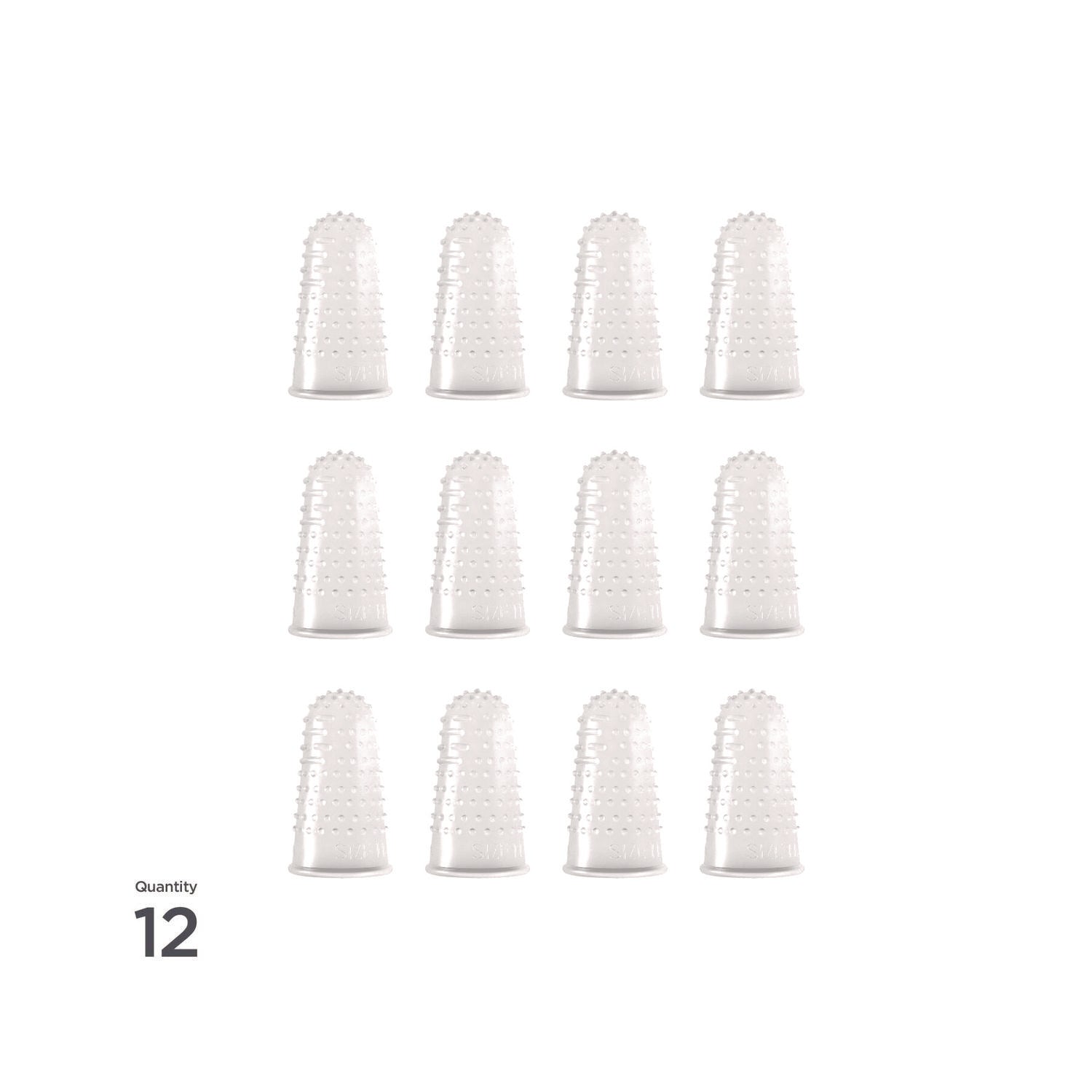 Micro-Gel Fingertips, Size 11, Small, Clear, 12/Pack LEE Flipcost