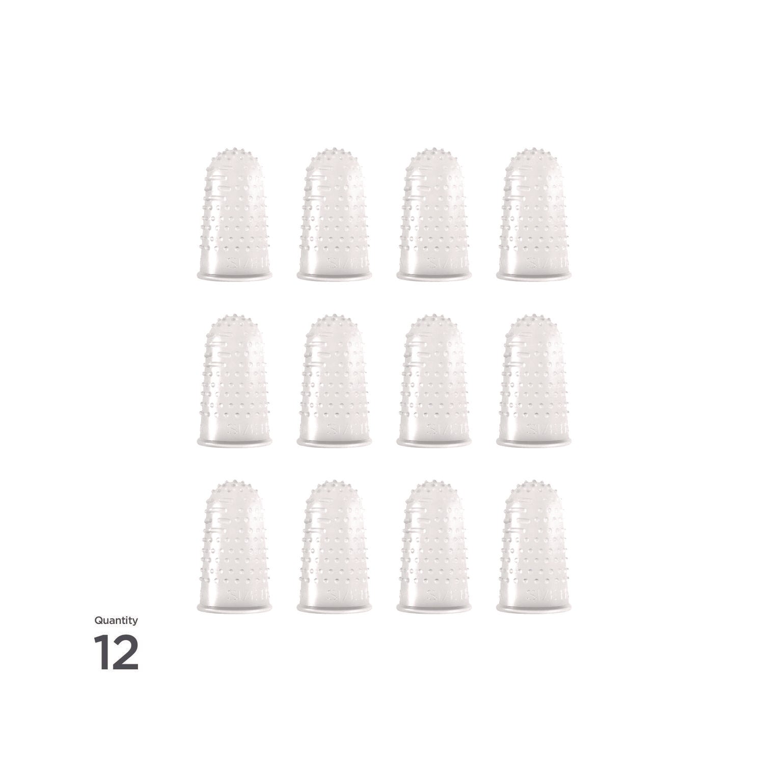 Micro-Gel Fingertips, Size 11.5, Medium, Clear, 12/Pack LEE Flipcost