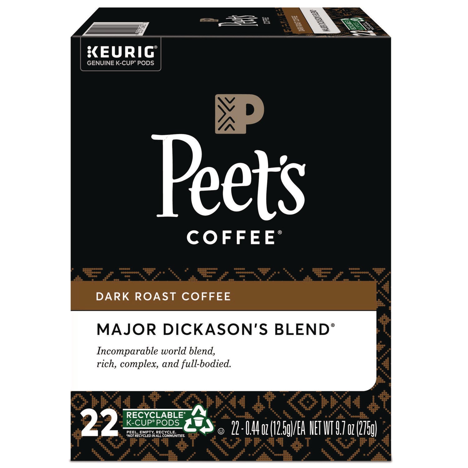 Major Dickason's Blend K-Cups, 22/Box