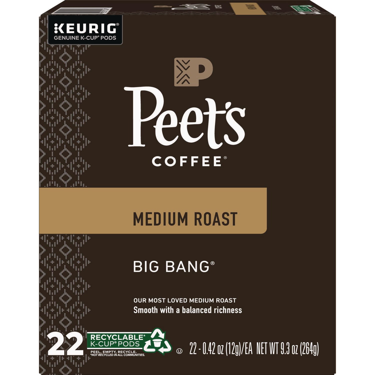 Peet's Big Bang K-Cup, Big Bang, K-Cup, 22/Box