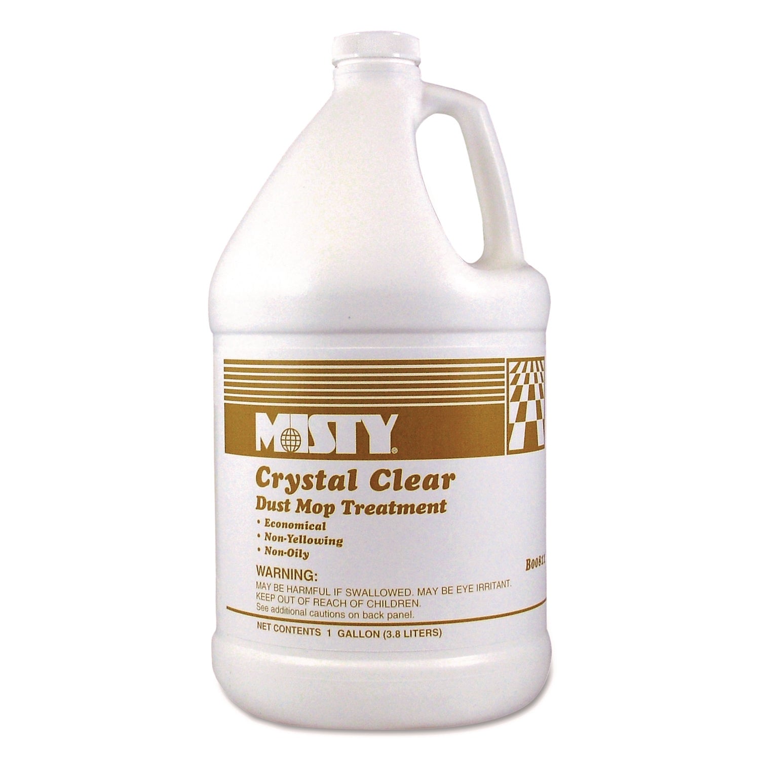 Crystal Clear Dust Mop Treatment, Slightly Fruity Scent, 1 gal Bottle