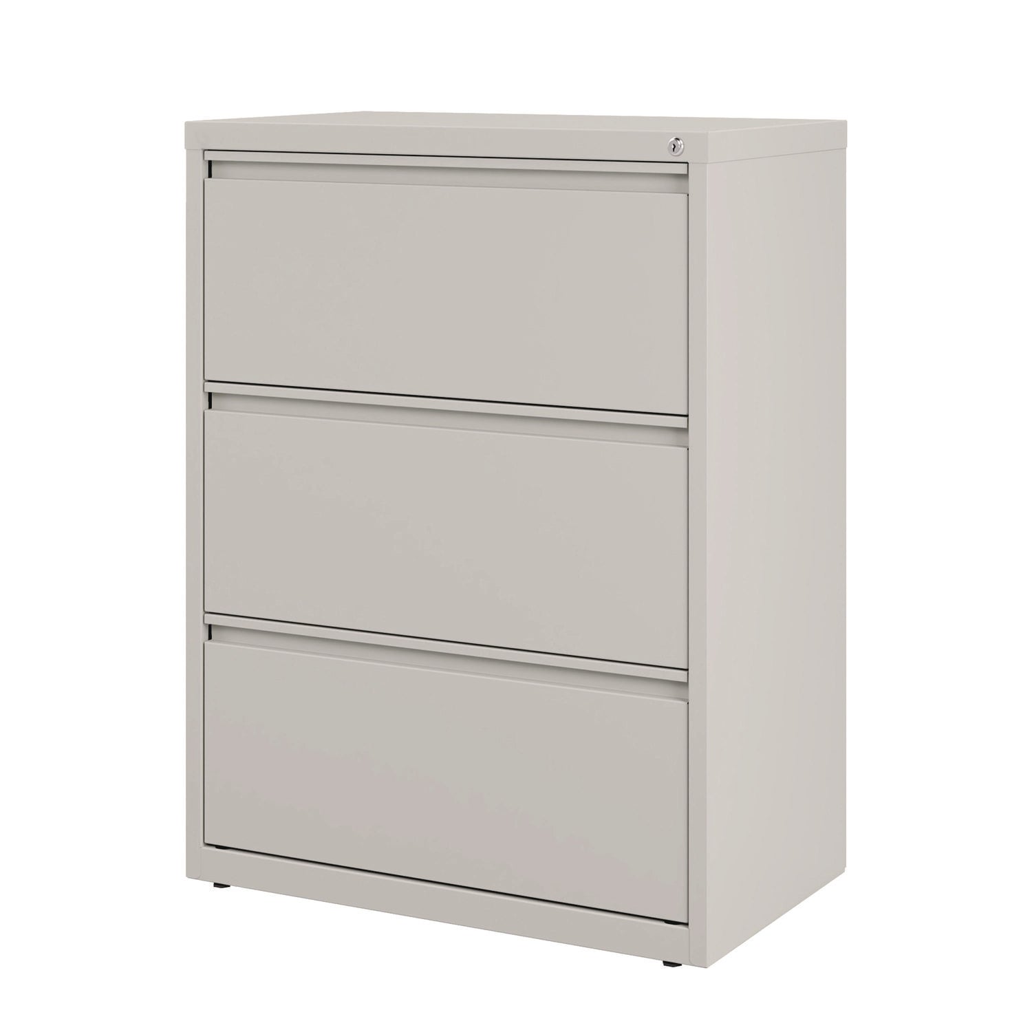 Lateral File, 3 Legal/Letter-Size File Drawers, Light Gray, 30" x 18.62" x 40.25" Alera® Flipcost