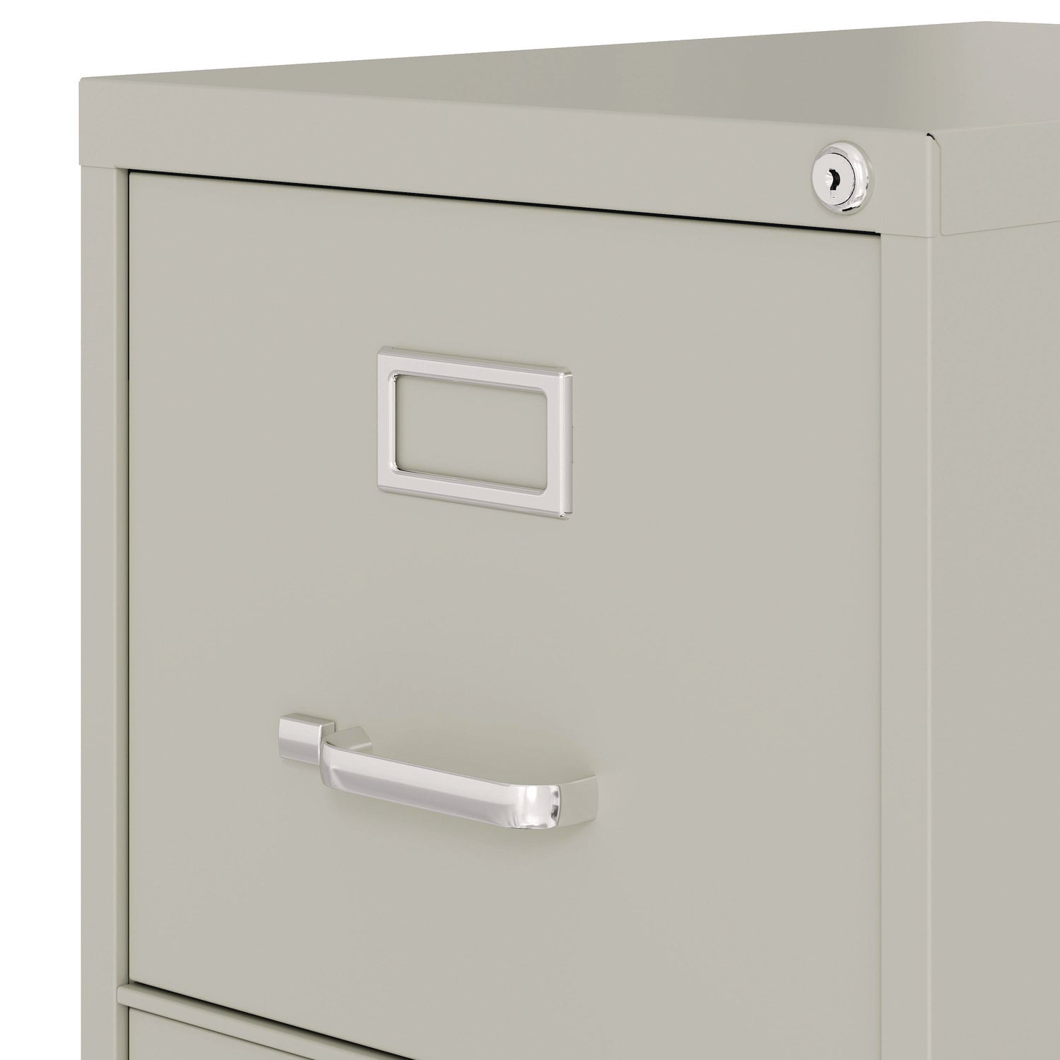 Two-Drawer Economy Vertical File, 2 Letter-Size File Drawers, Light Gray, 15" x 25" x 28.38" Alera® Flipcost