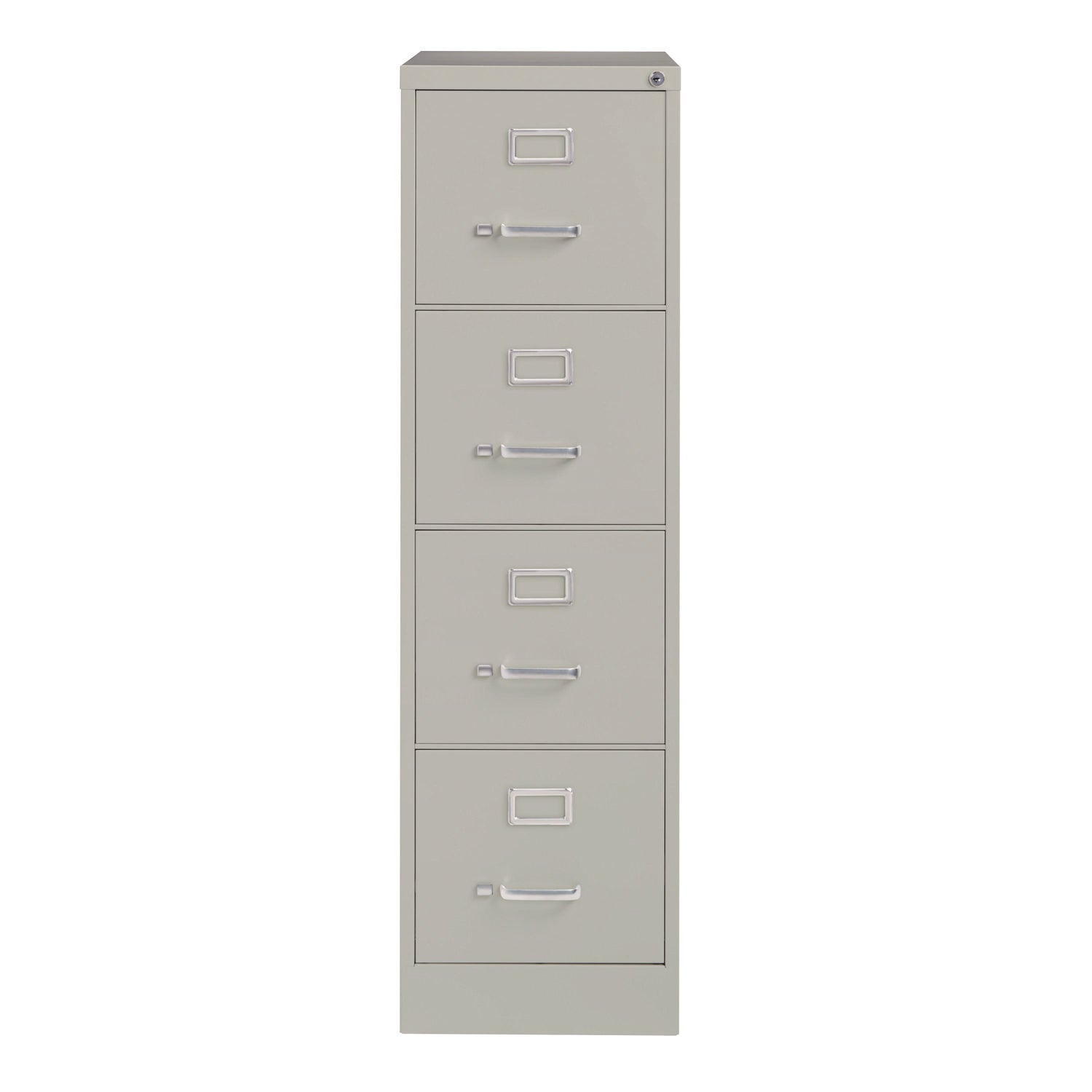 Economy Vertical File, 4 Letter-Size File Drawers, Light Gray, 15" x 25" x 52" Alera® Flipcost