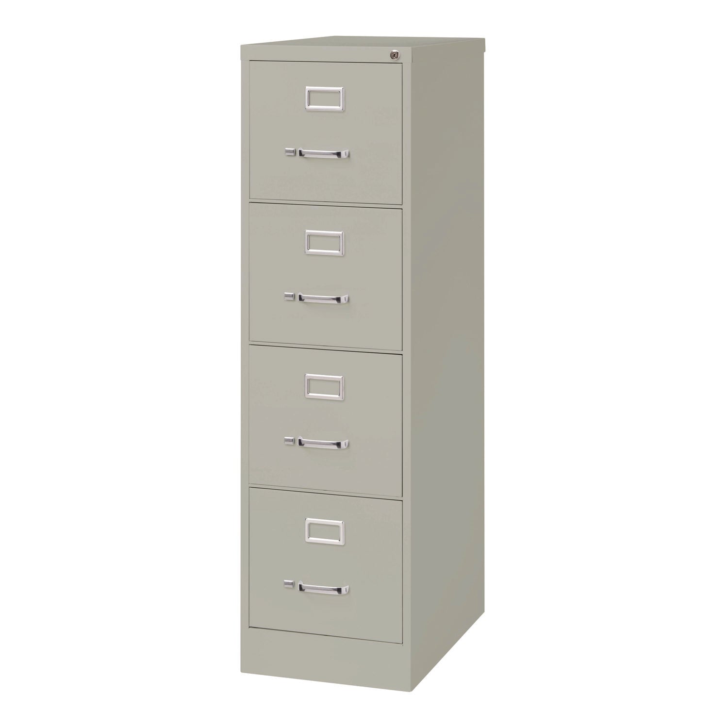 Economy Vertical File, 4 Letter-Size File Drawers, Light Gray, 15" x 25" x 52" Alera® Flipcost