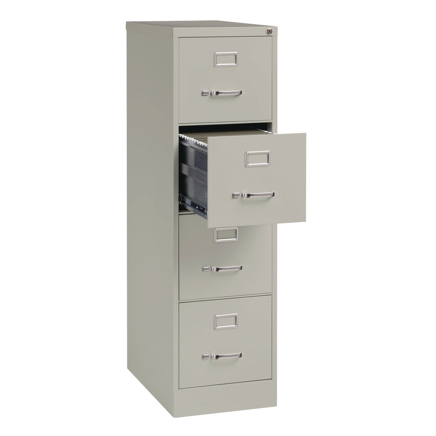 Economy Vertical File, 4 Letter-Size File Drawers, Light Gray, 15" x 25" x 52" Alera® Flipcost