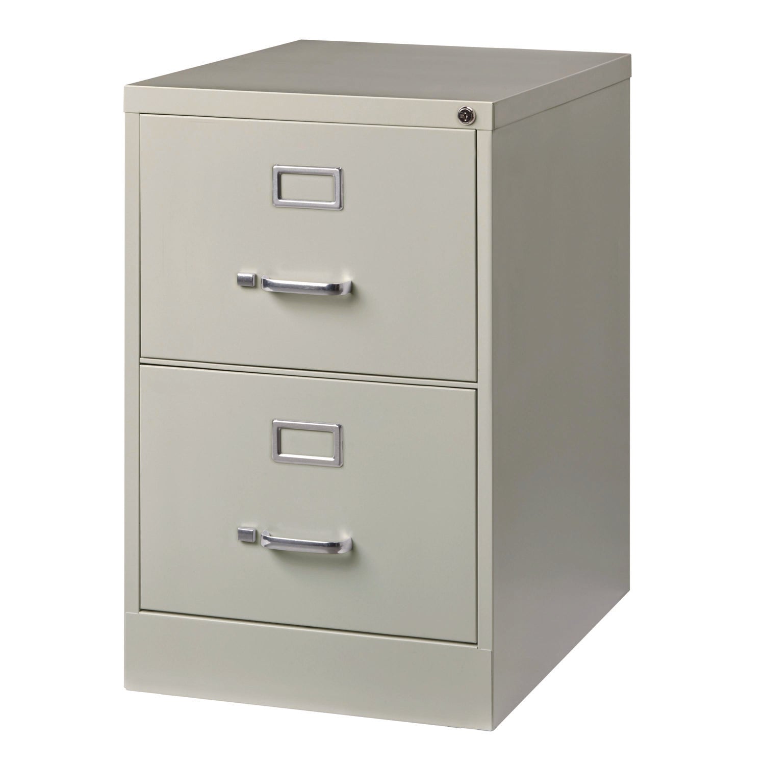 Two-Drawer Economy Vertical File, 2 Legal-Size File Drawers, Light Gray, 15" x 25" x 28.38" Alera® Flipcost