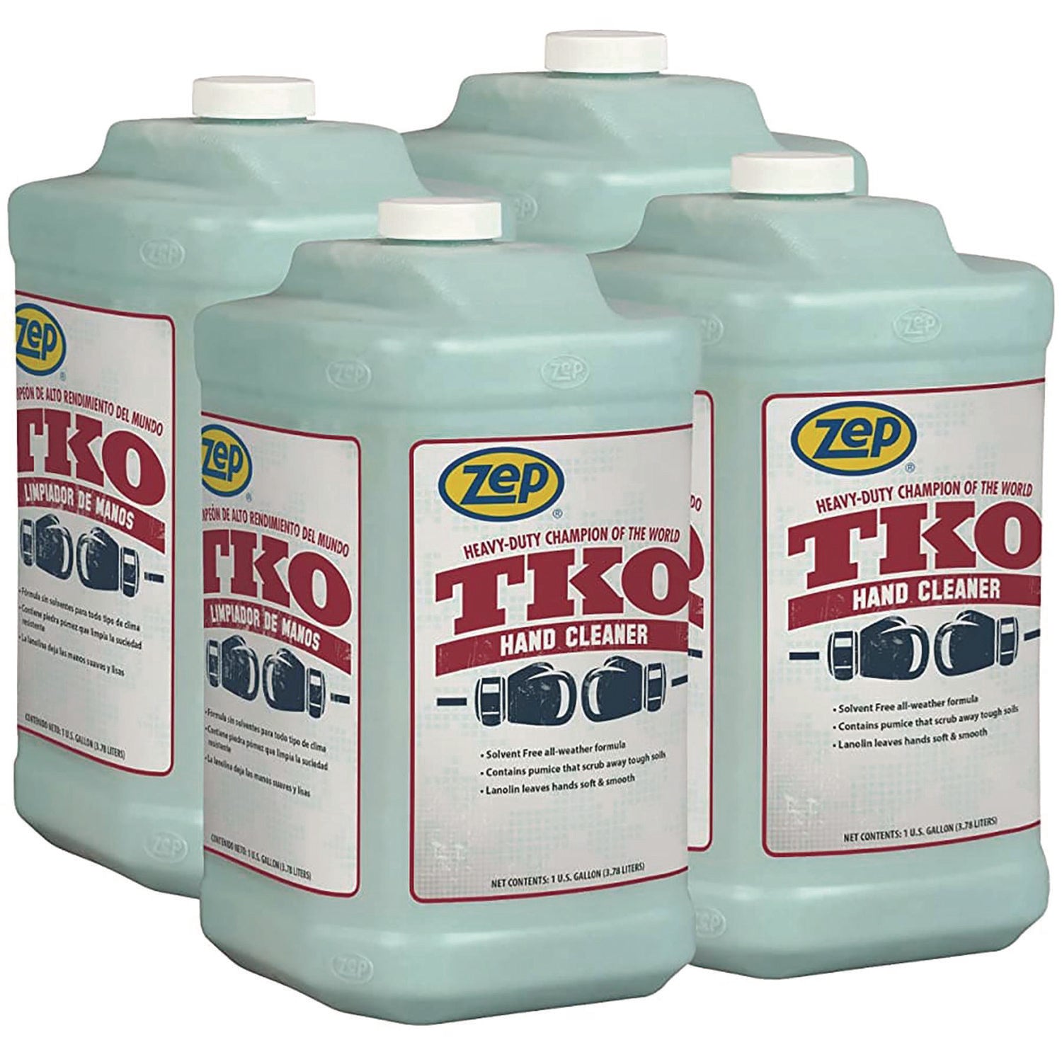 Zep® TKO Hand Cleaner, Lemon Lime Scent, 1 gal Bottle, 4/Carton