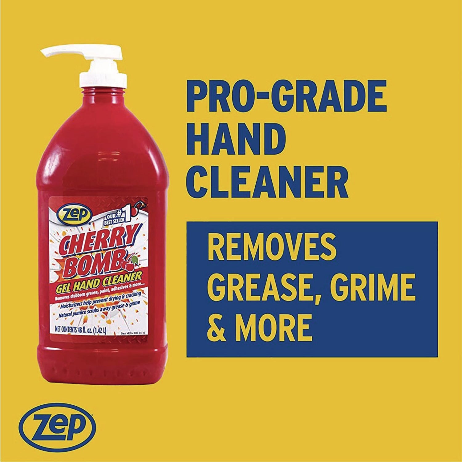 Cherry Bomb Gel Hand Cleaner, Cherry Scent, 48 oz Zep Commercial® Flipcost