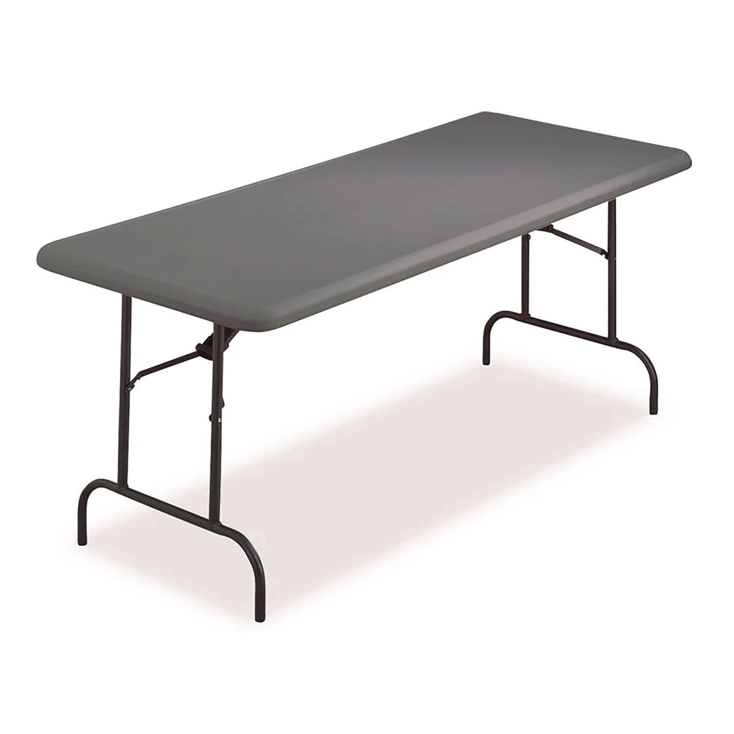 Iceberg IndestrucTable Industrial Folding Table, Rectangular, 72" x 30" x 29", Charcoal