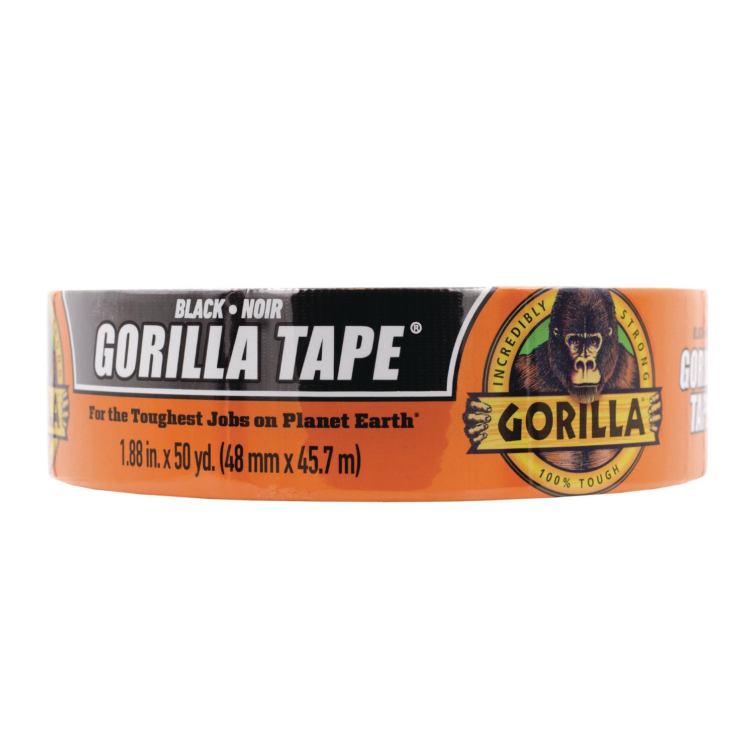 Gorilla Tape, 3" Core, 1.88" x 50 yds, Black Gorilla® Flipcost