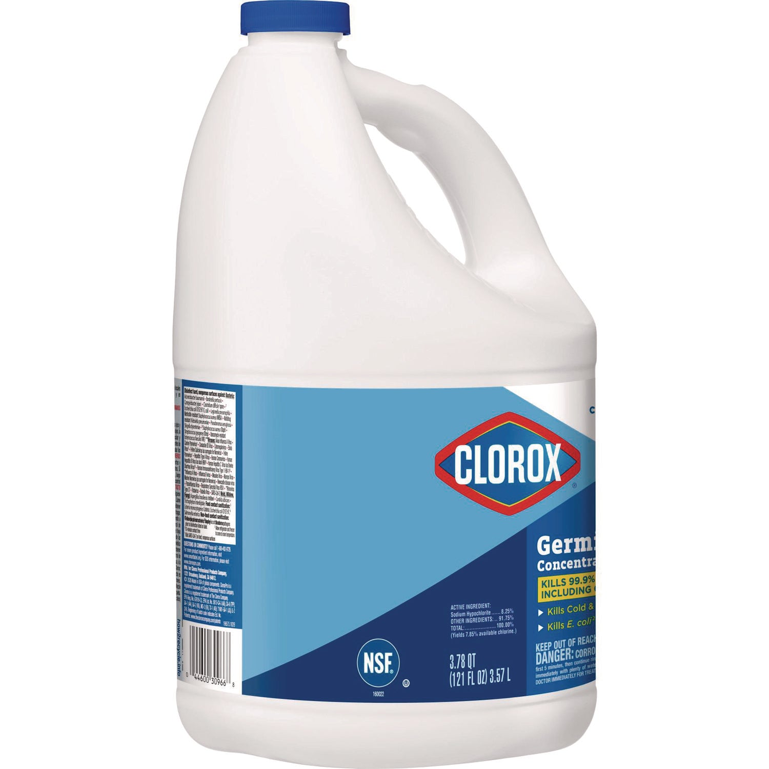 Clorox® Concentrated Germicidal Bleach, Regular, 121 oz Bottle, 3/Carton