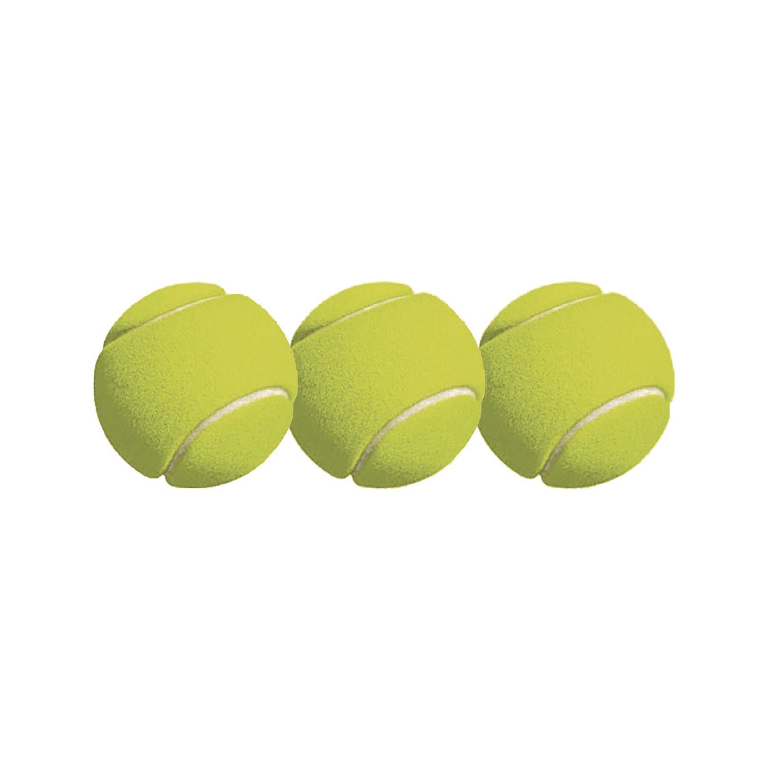 Champion Sports Tennis Balls, 2.5" Diameter, Yellow, 3/Pack