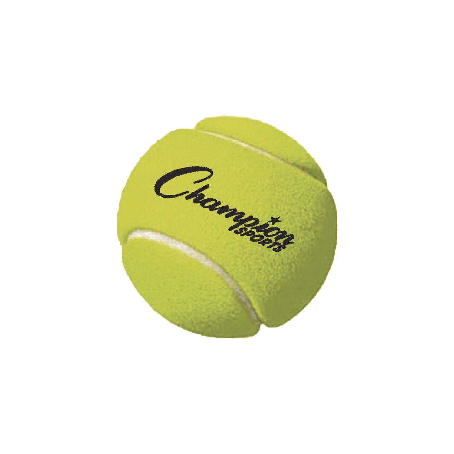 Champion Sports Tennis Balls, 2.5" Diameter, Yellow, 3/Pack