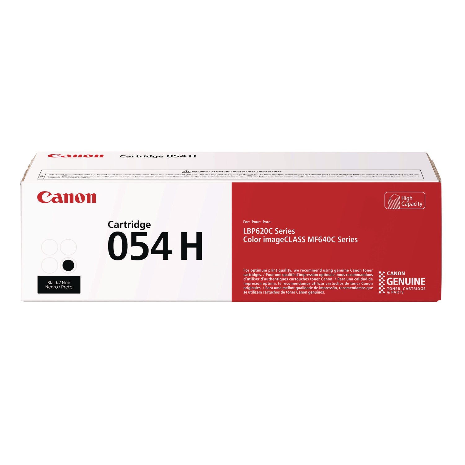 Canon® 3028C001 (054H) High-Yield Toner, 3,100 Page-Yield, Black