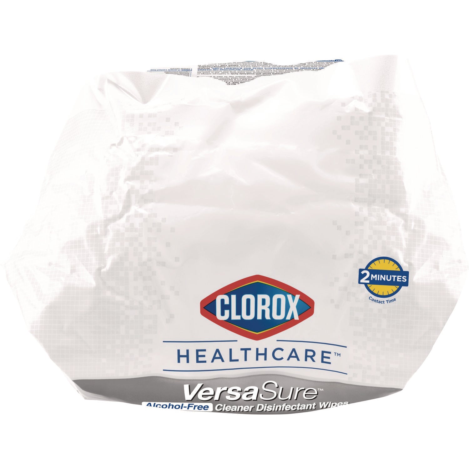 Clorox Healthcare® VersaSure Cleaner Disinfectant Wipes, 1-Ply, 12 x 12, Fragranced, White, 110/Pouch, 2 Pouches/Carton