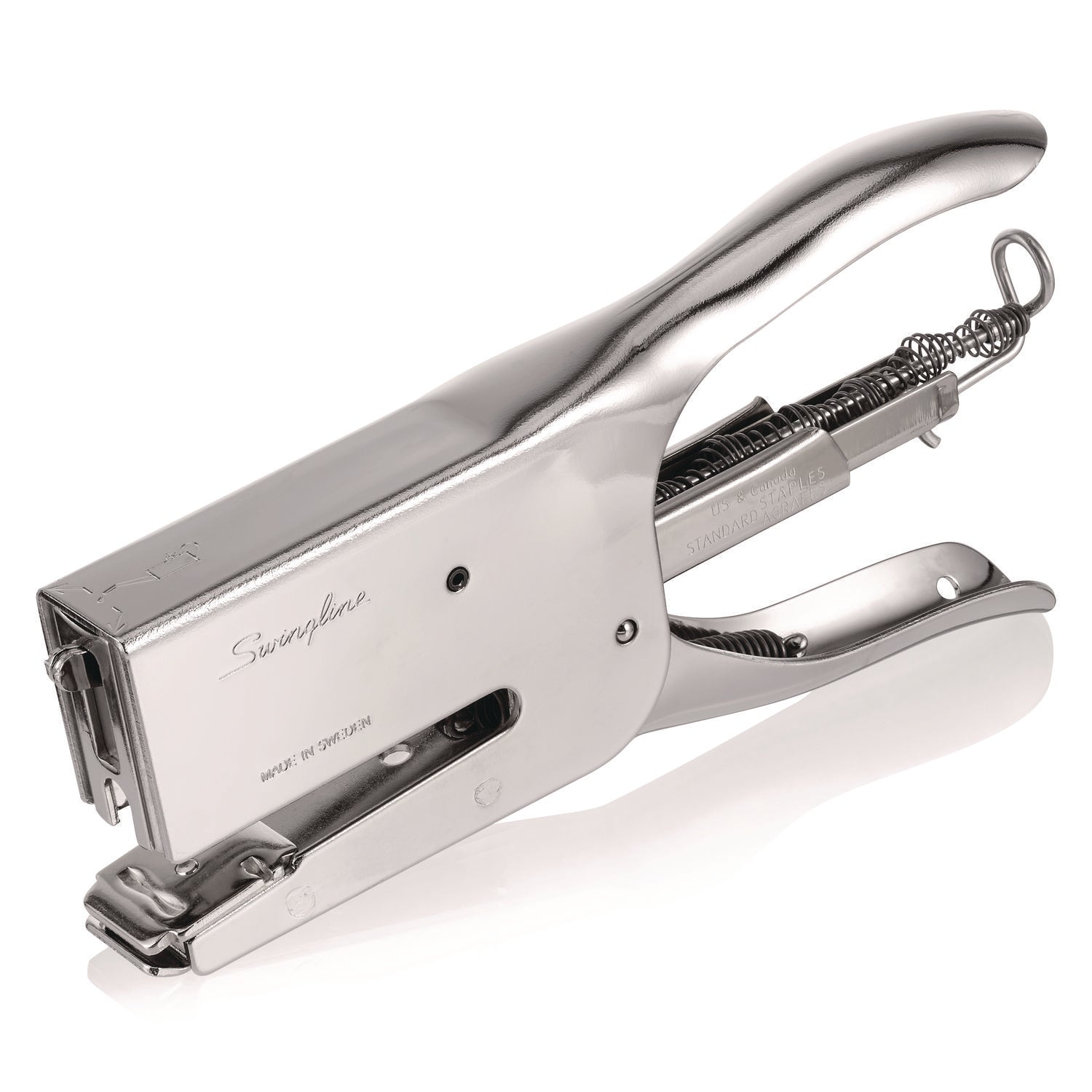 Rapid® Classic K1 Plier Stapler, 50-Sheet Capacity, 0.25" to 0.31" Staples, 2" Throat, Chrome