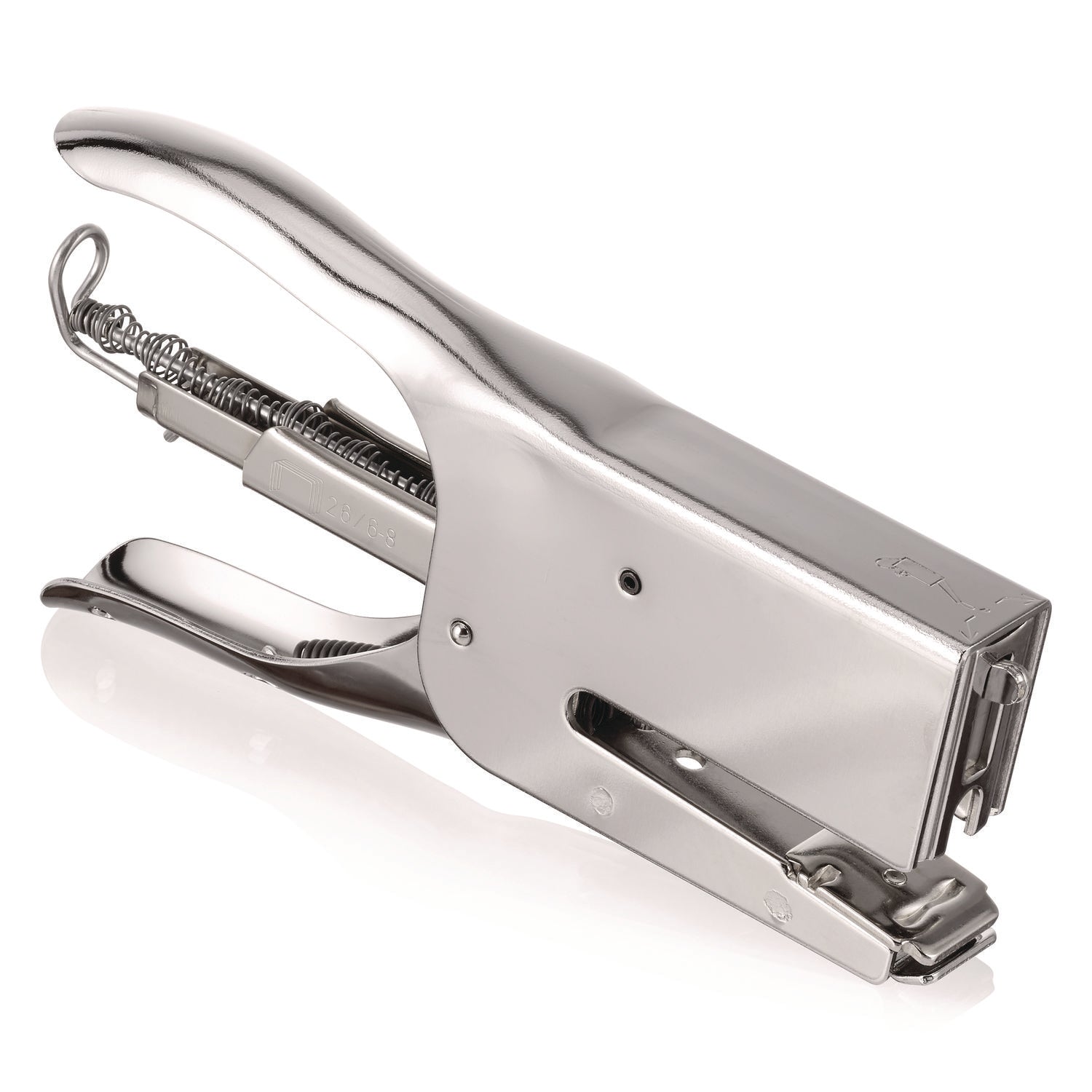 Rapid® Classic K1 Plier Stapler, 50-Sheet Capacity, 0.25" to 0.31" Staples, 2" Throat, Chrome