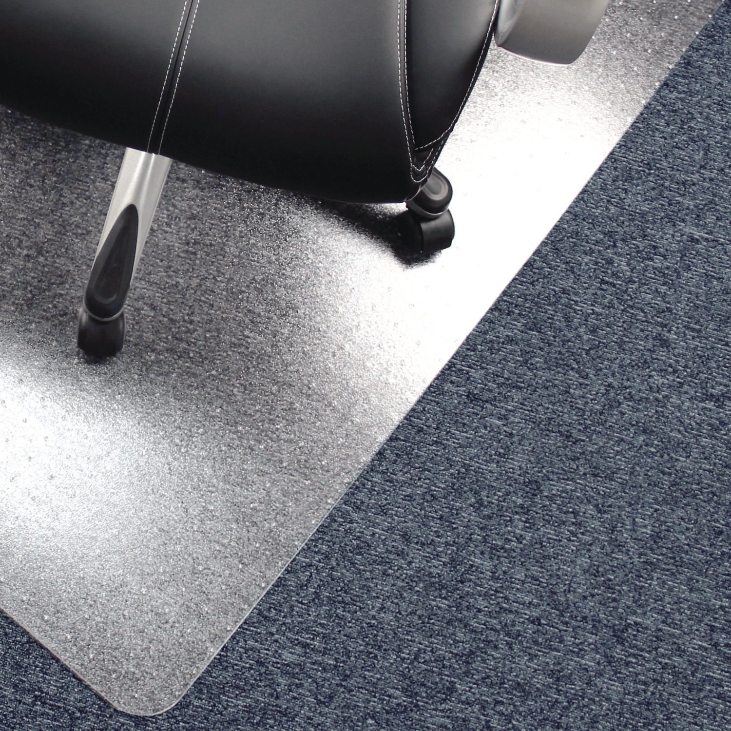 Cleartex Advantagemat Phthalate Free PVC Chair Mat for Low Pile Carpets, 36" w x 48" l, Clear