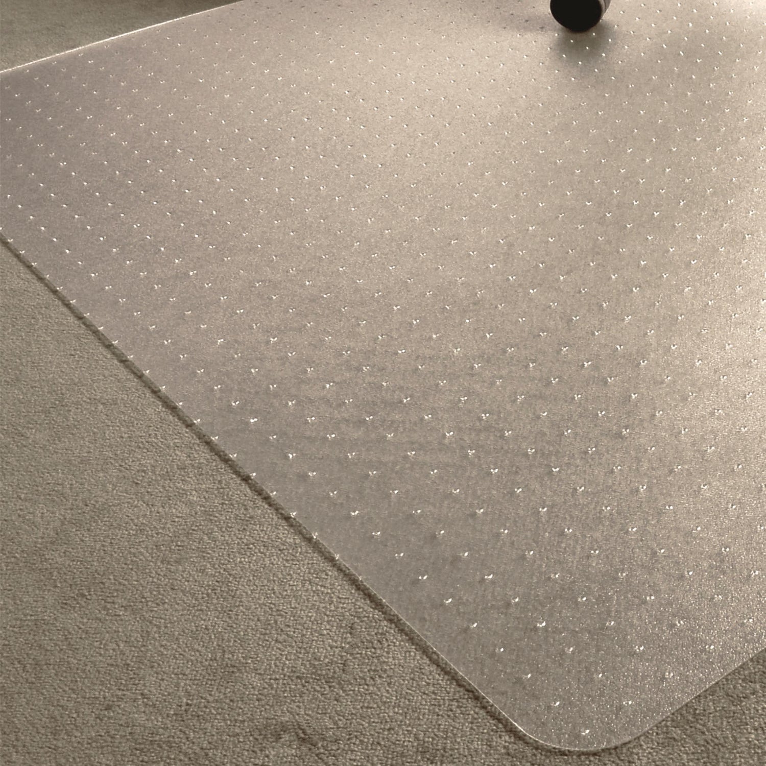 Floortex® Ecotex Marlon BioPlus Rectangular Polycarbonate Chair Mat for Low/Medium Pile Carpets, Rectangular, 29 x 47, Clear