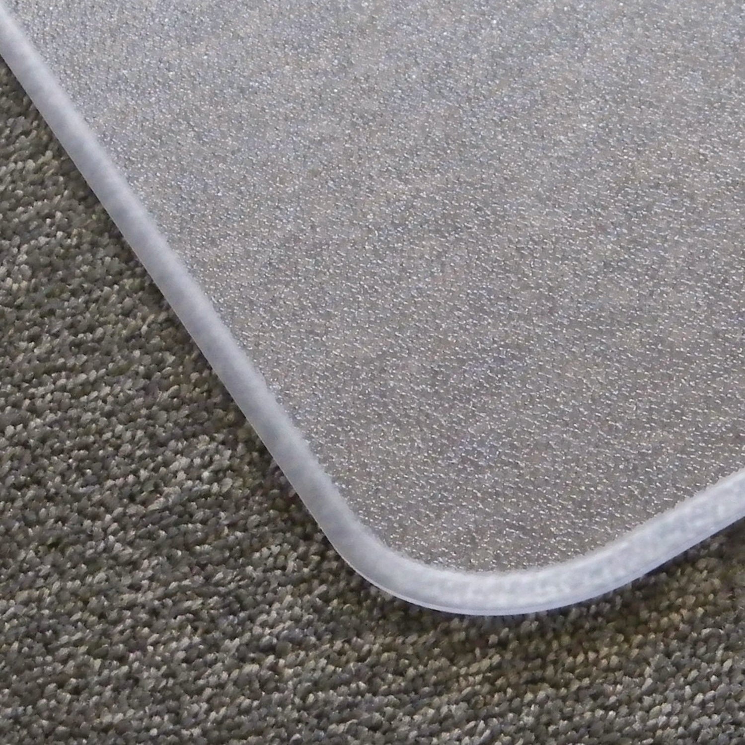 Floortex® Cleartex MegaMat Heavy-Duty Polycarbonate Mat for Hard Floor/All Carpet, 46 x 53, Clear