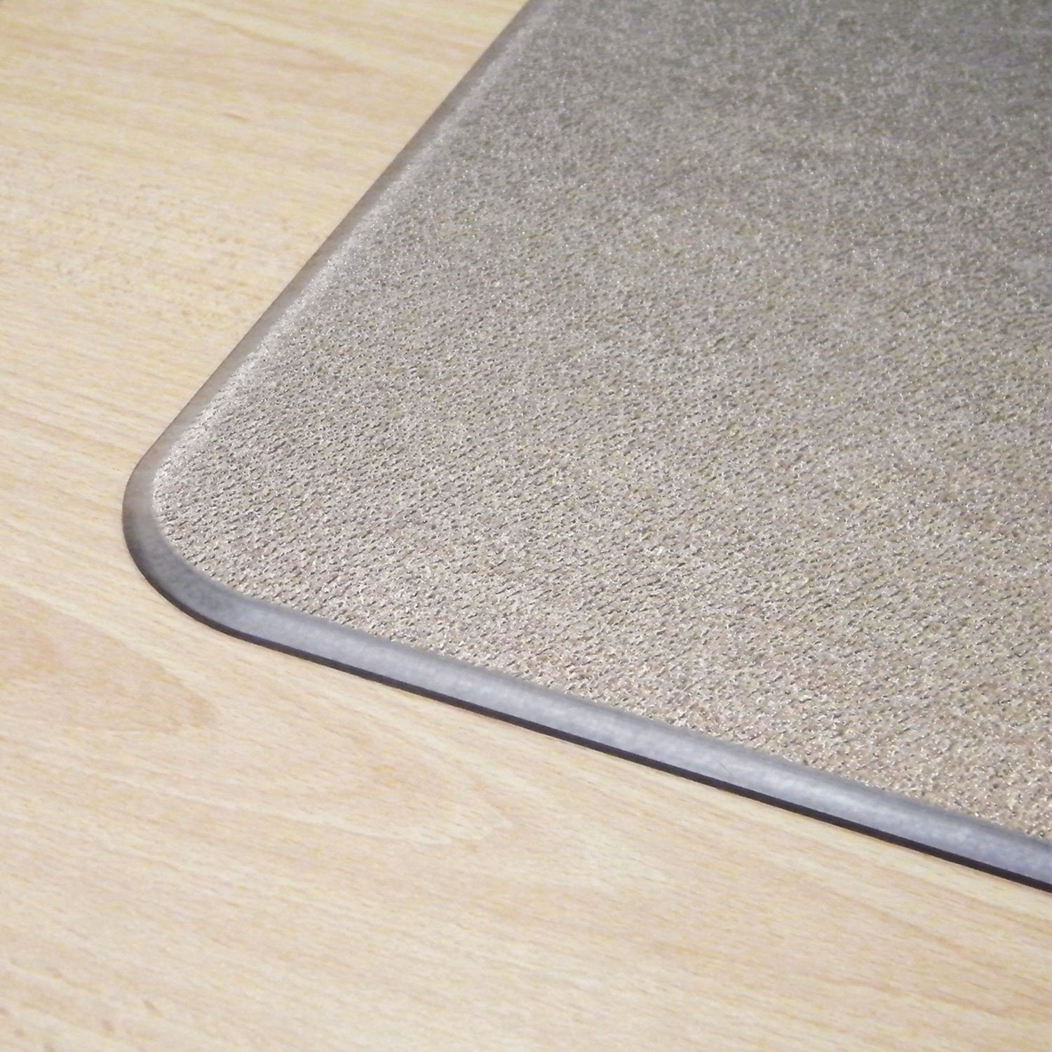 Floortex® Cleartex MegaMat Heavy-Duty Polycarbonate Mat for Hard Floor/All Carpet, 46 x 53, Clear