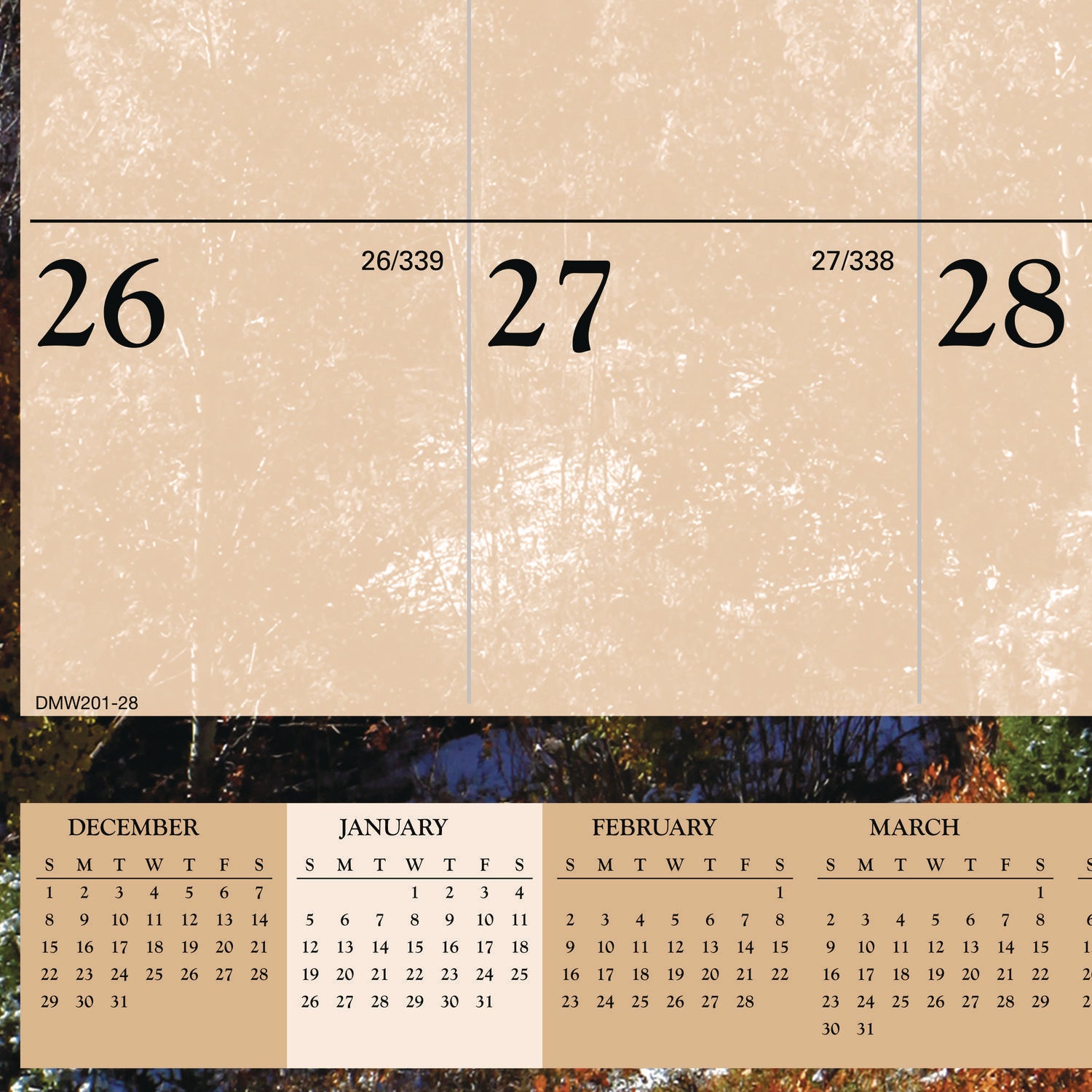 AT-A-GLANCE® Scenic Monthly Wall Calendar, Landscape Photography, 15.5 x 22.75, White/Multicolor Sheets, 12-Month (Jan-Dec): 2025