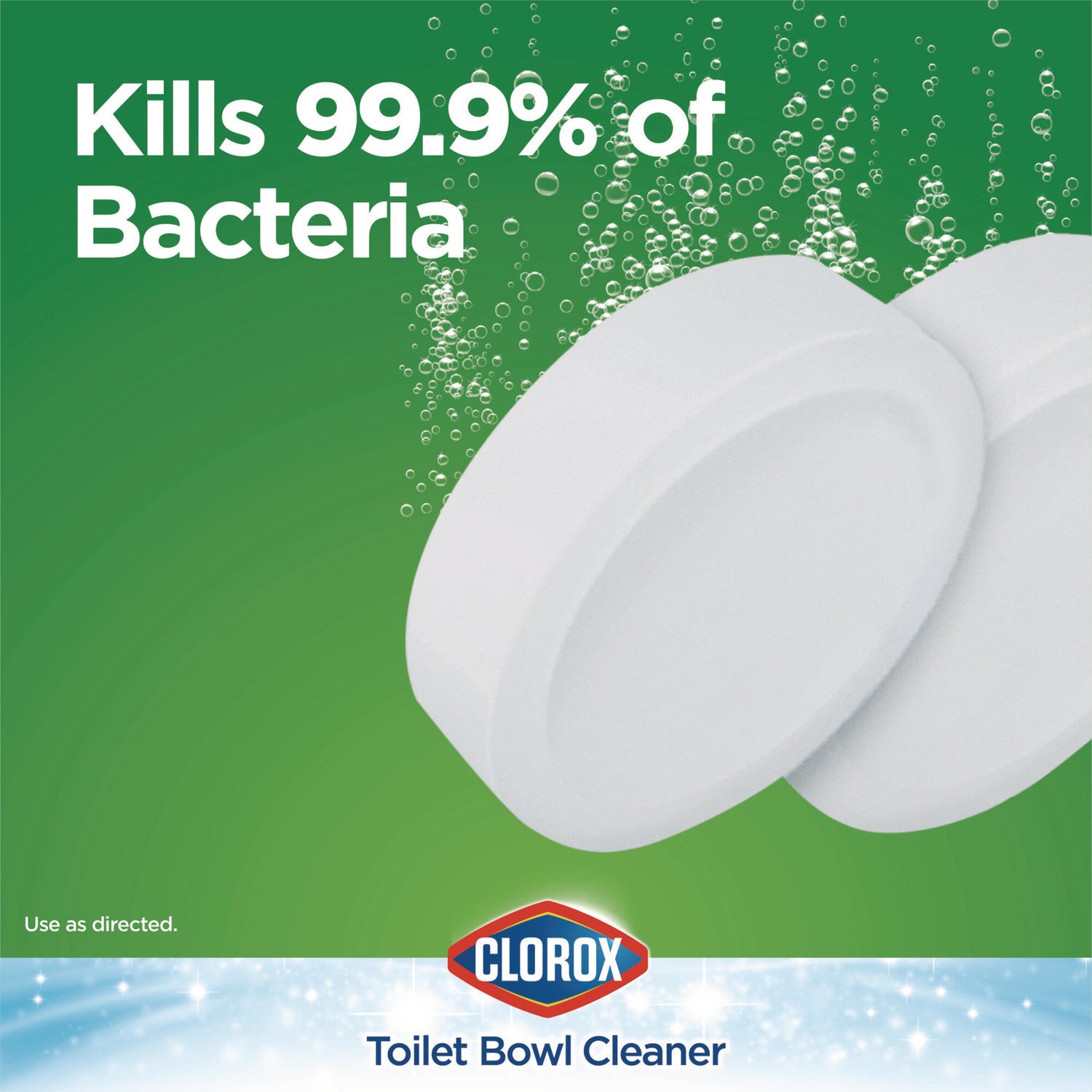 Clorox® Automatic Toilet Bowl Cleaner, 3.5 oz Tablet, 2/Pack