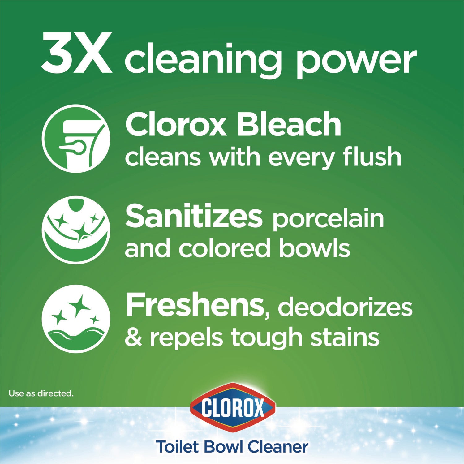 Clorox® Automatic Toilet Bowl Cleaner, 3.5 oz Tablet, 2/Pack