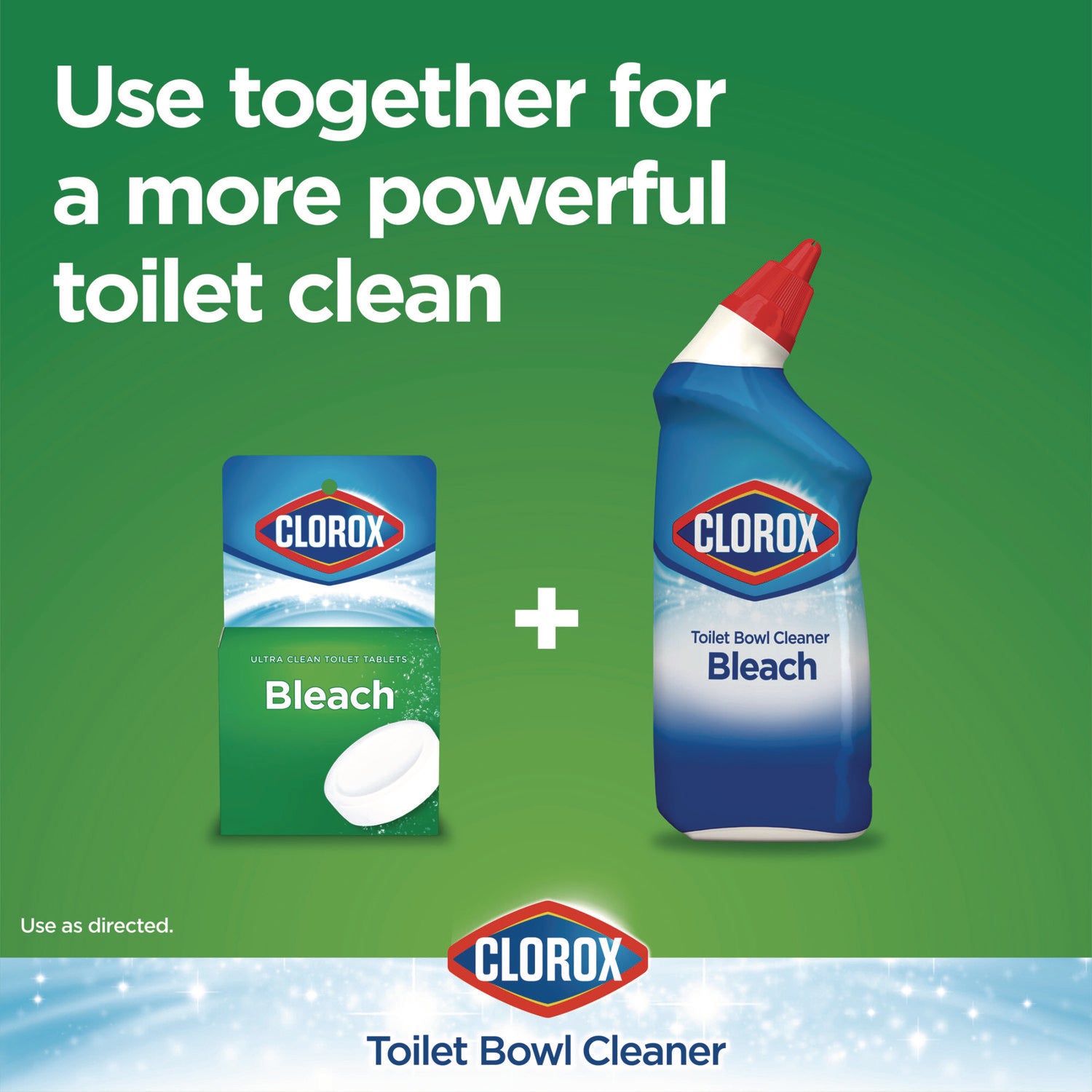 Clorox® Automatic Toilet Bowl Cleaner, 3.5 oz Tablet, 2/Pack