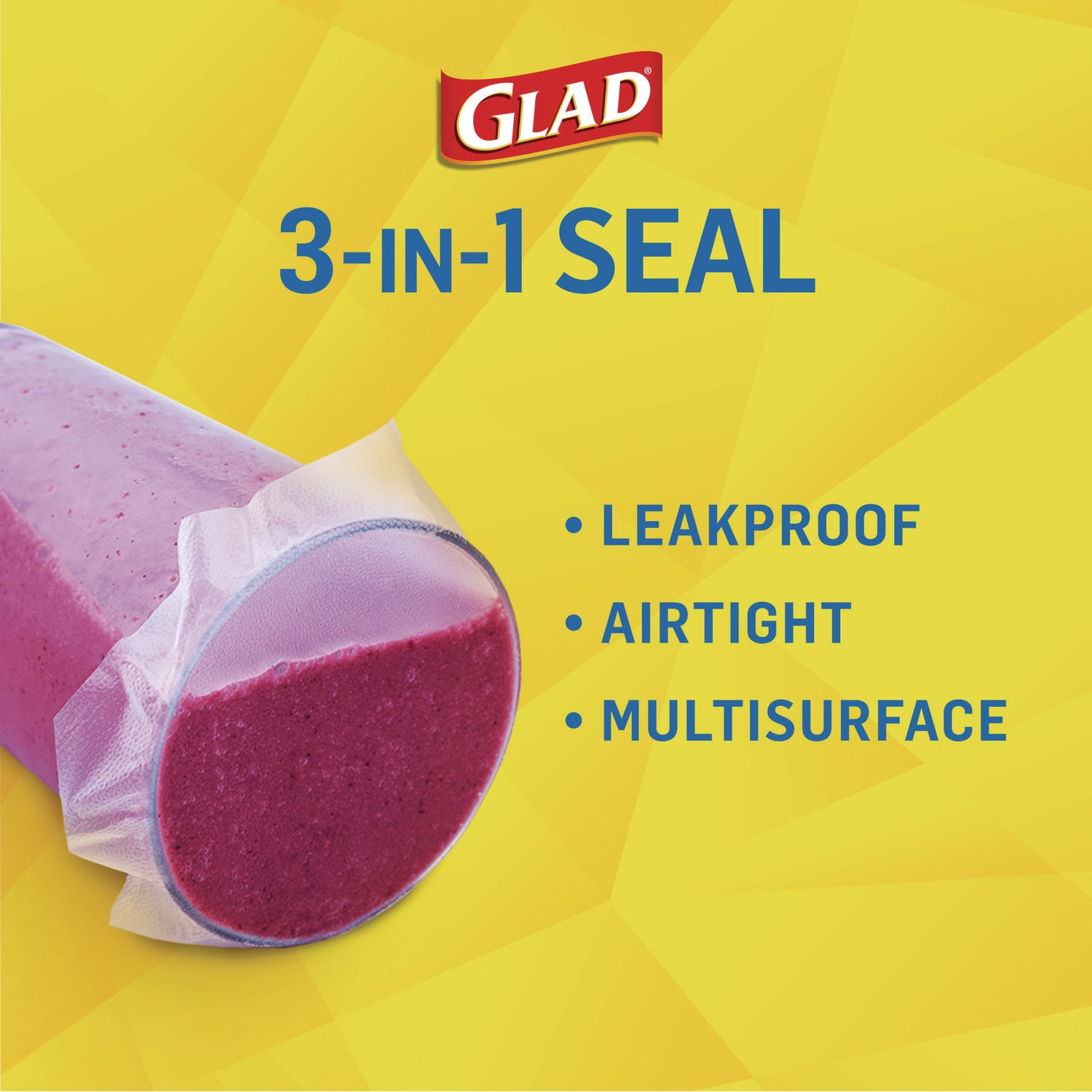 Glad® Press'n Seal Food Plastic Wrap, 70 Square Foot Roll, 12 Rolls/Carton