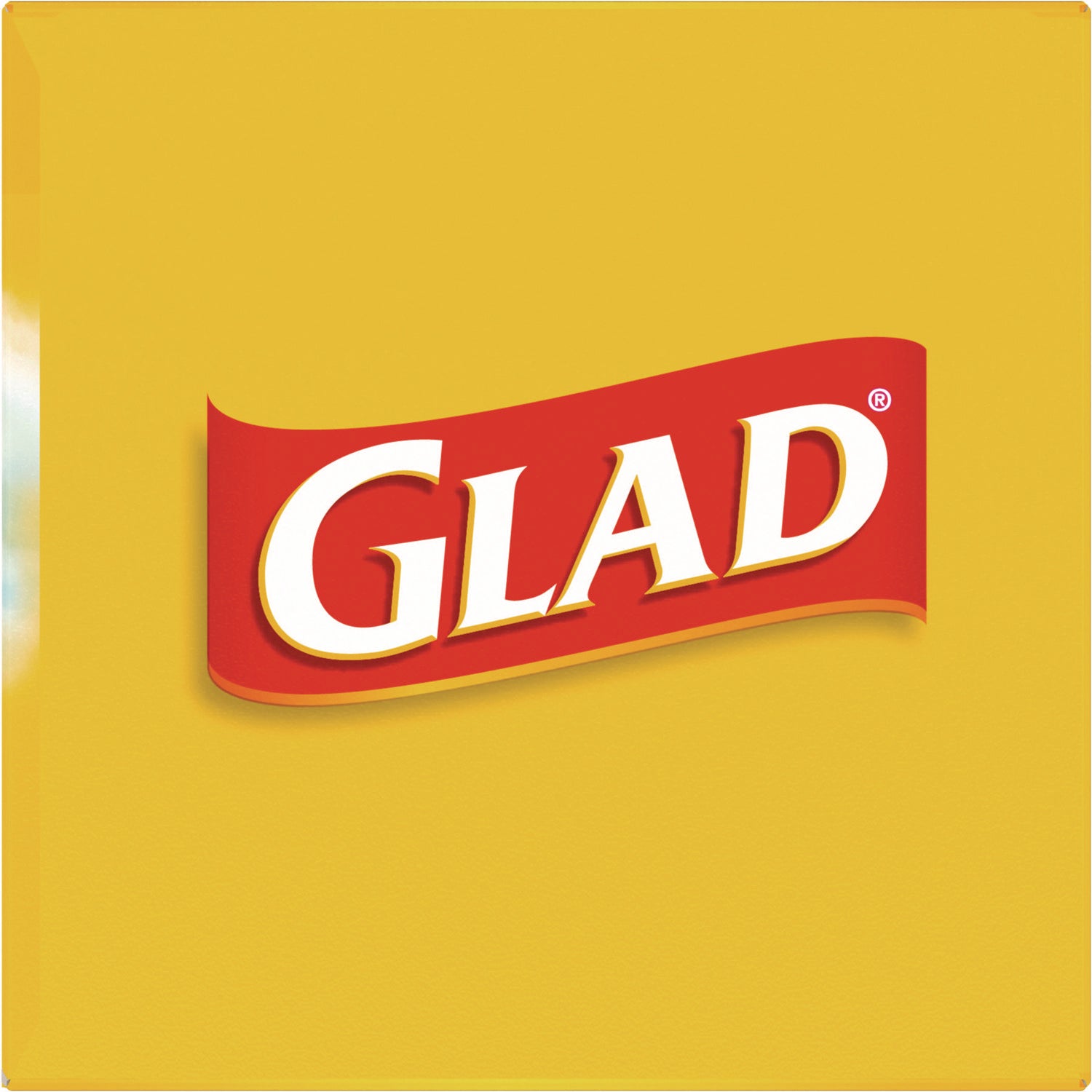 Glad® OdorShield Quick-Tie Small Trash Bags, Tie-Flap, 4 gal, Fresh Clean Scent, 8" x 18", White, 26 Bags/Box, 6 Boxes/Carton