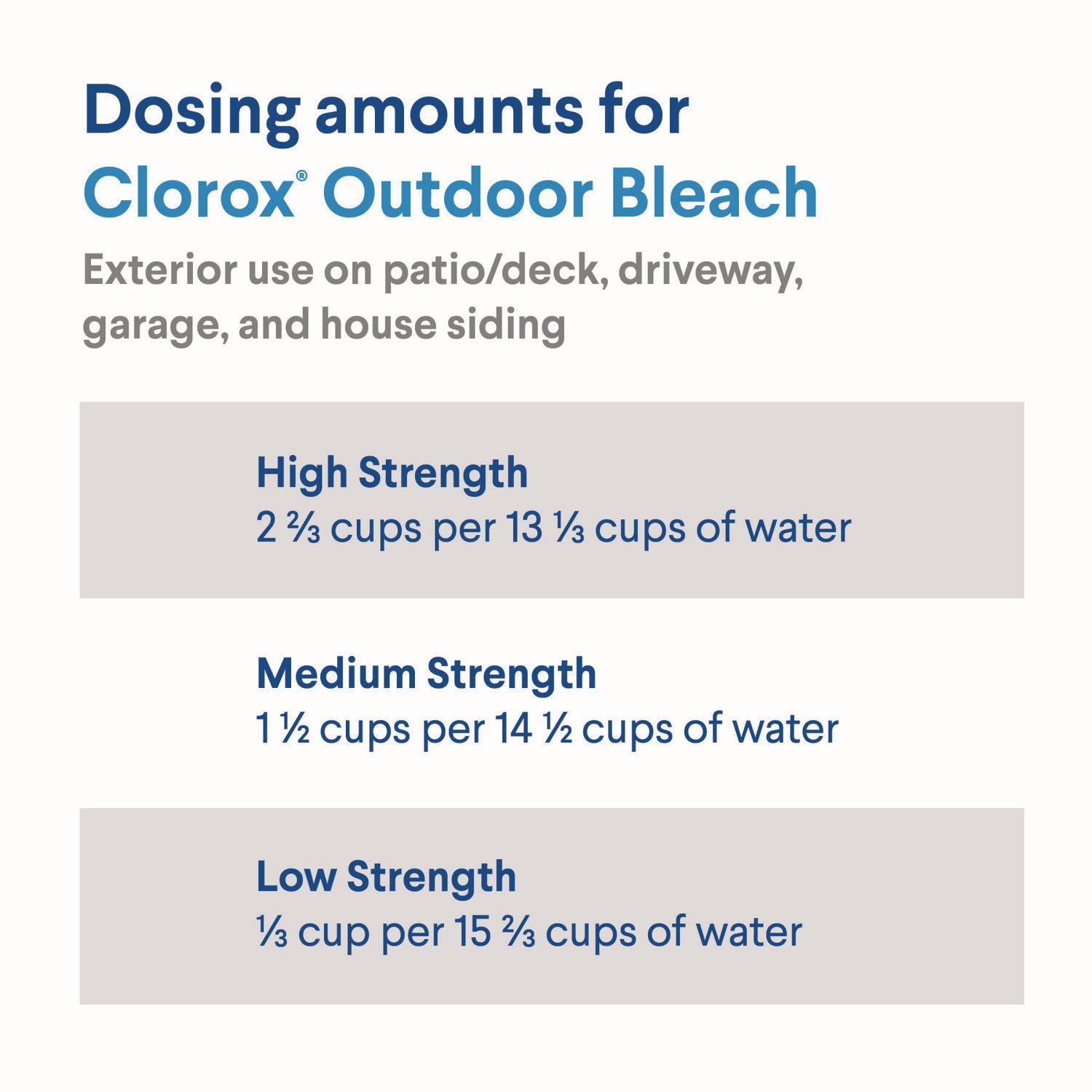 Clorox® Outdoor Bleach, 81 oz Bottle, 6/Carton