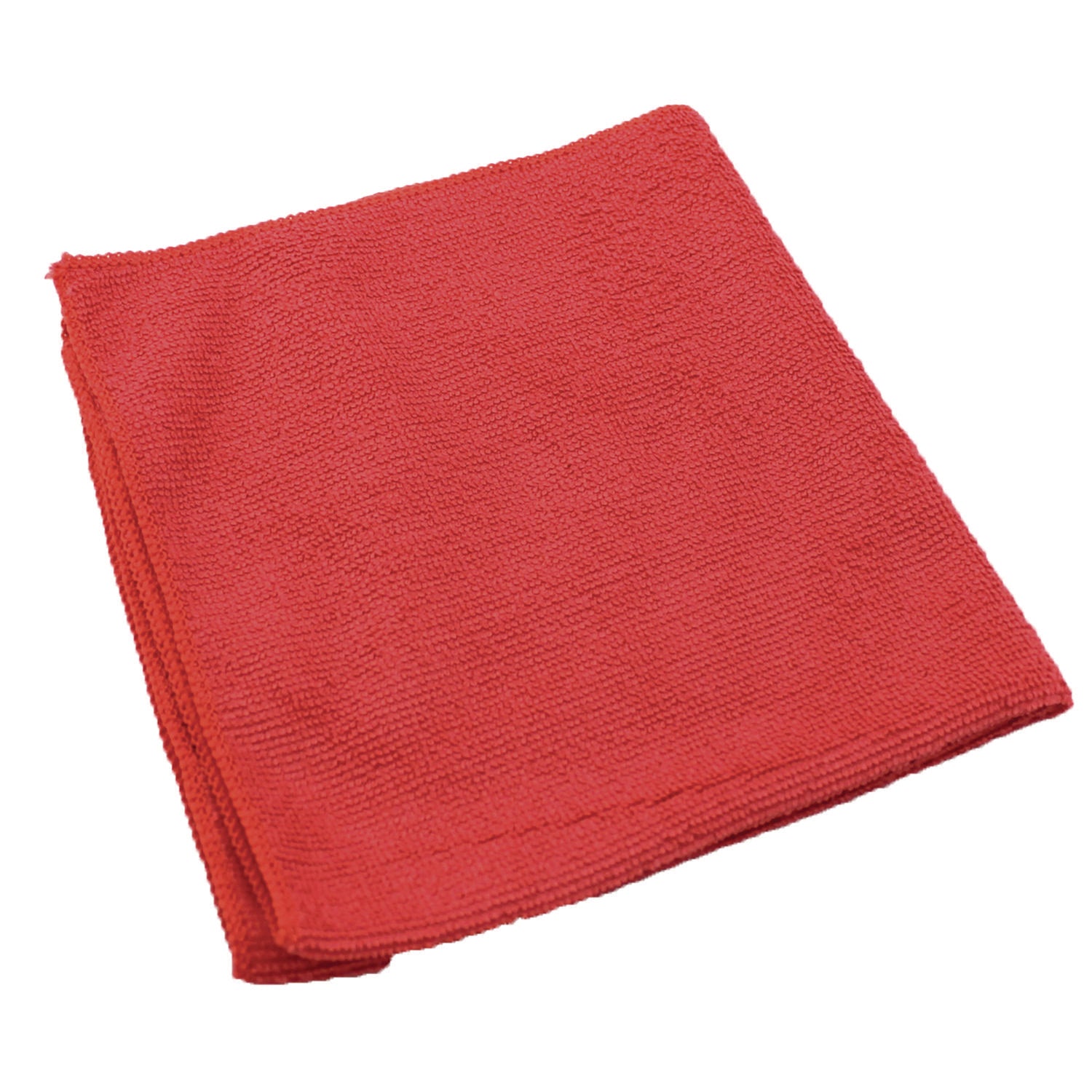 Impact® Lightweight Microfiber Cloths, 16 x 16, Red, 240/Carton