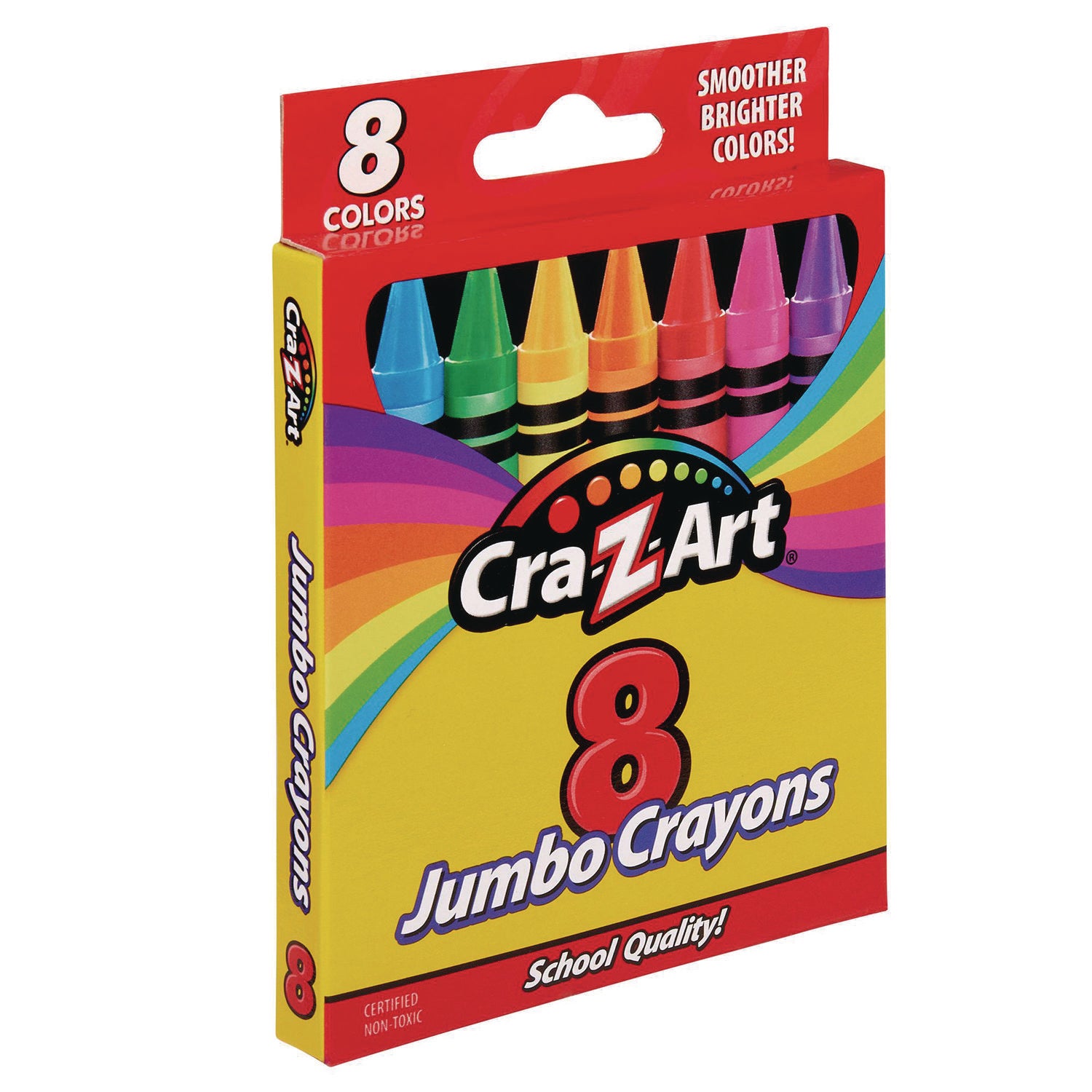 Cra-Z-Art® Jumbo Crayons, 8 Assorted Colors, 8/Pack