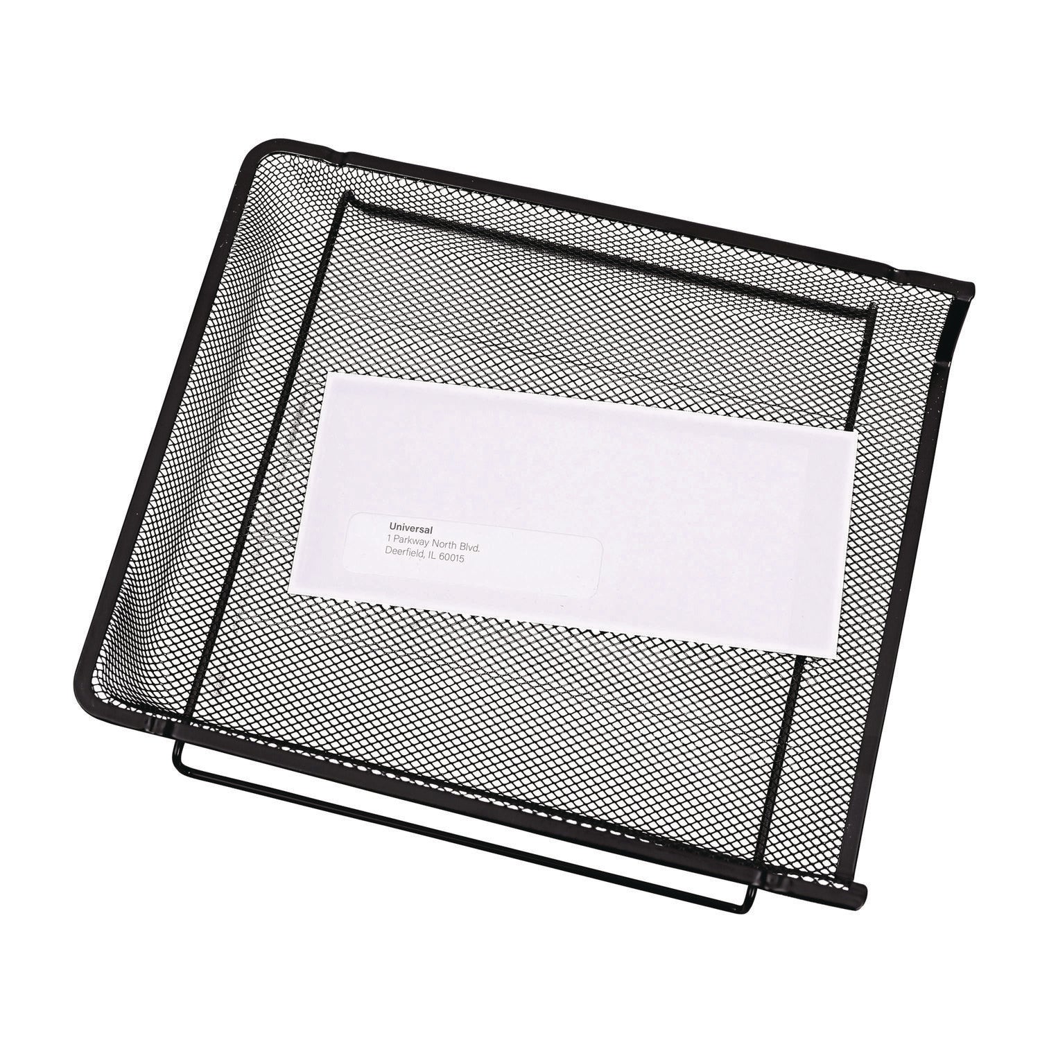 Universal® Open-Side Business Envelope, 1 Window, #10, Commercial Flap, Gummed Closure, 4.13 x 9.5, White, 500/Box