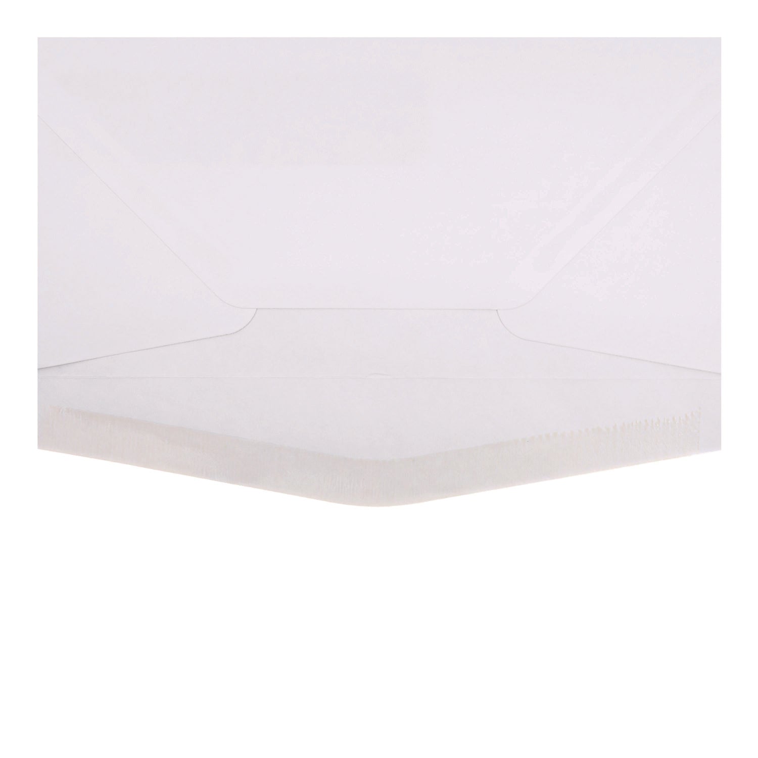 Universal® Open-Side Business Envelope, 1 Window, #10, Commercial Flap, Gummed Closure, 4.13 x 9.5, White, 500/Box