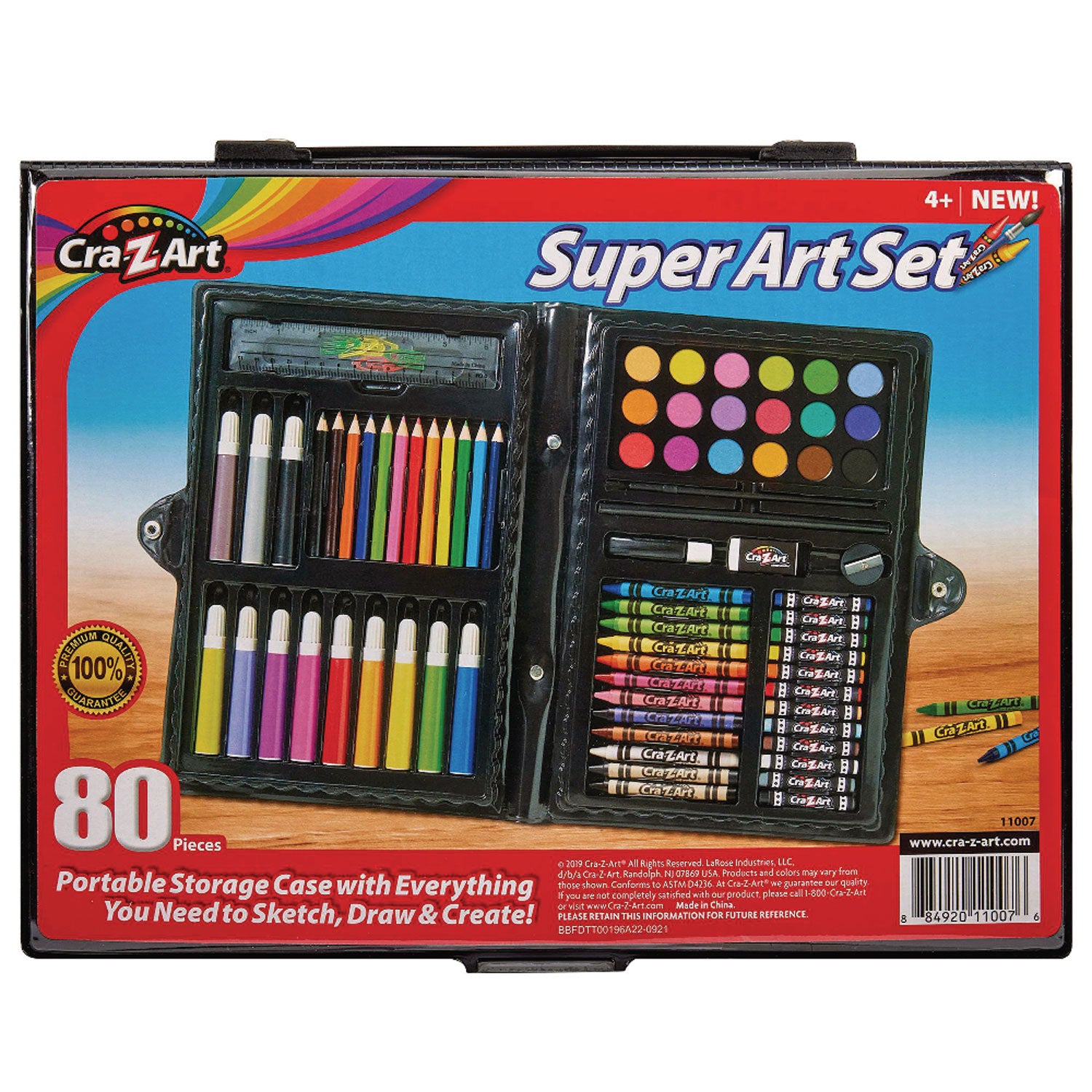 Cra-Z-Art® Super Art Set, 80 Pieces