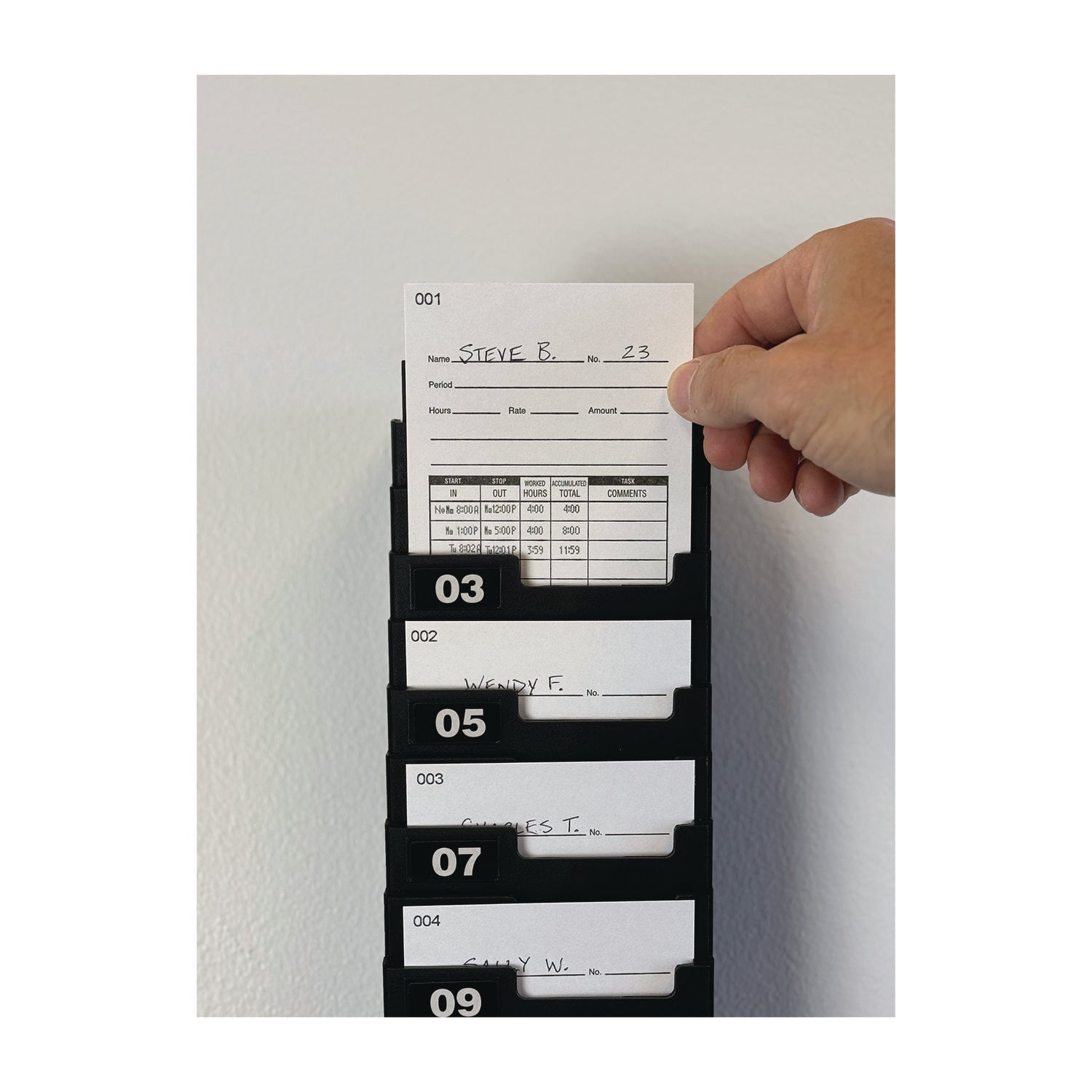 Lathem® Time Time Clock Cards for Lathem Time 7000E, Two Sides, 3.5 x 7.25, 100/Pack