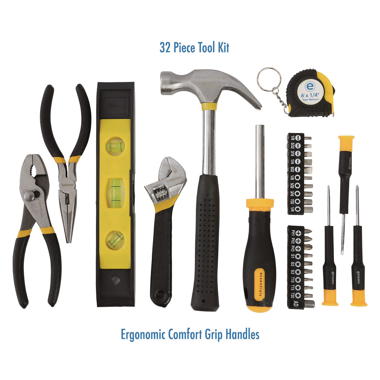 Great Neck® 32-Piece Expanded Tool Kit with Bag