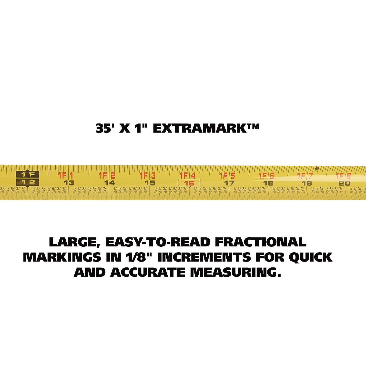 Great Neck® ExtraMark Tape Measure, 1