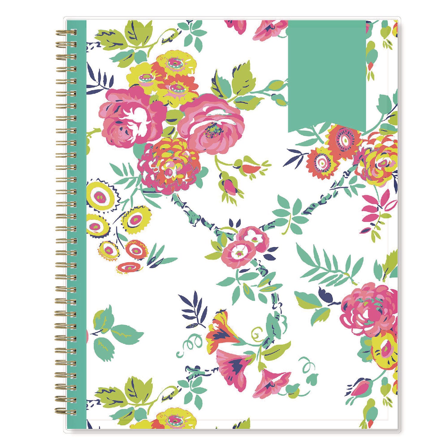 Blue Sky® Day Designer Peyton Create-Your-Own Cover Weekly/Monthly Planner, Floral Artwork, 11 x 8.5, White, 12-Month (Jan-Dec): 2025