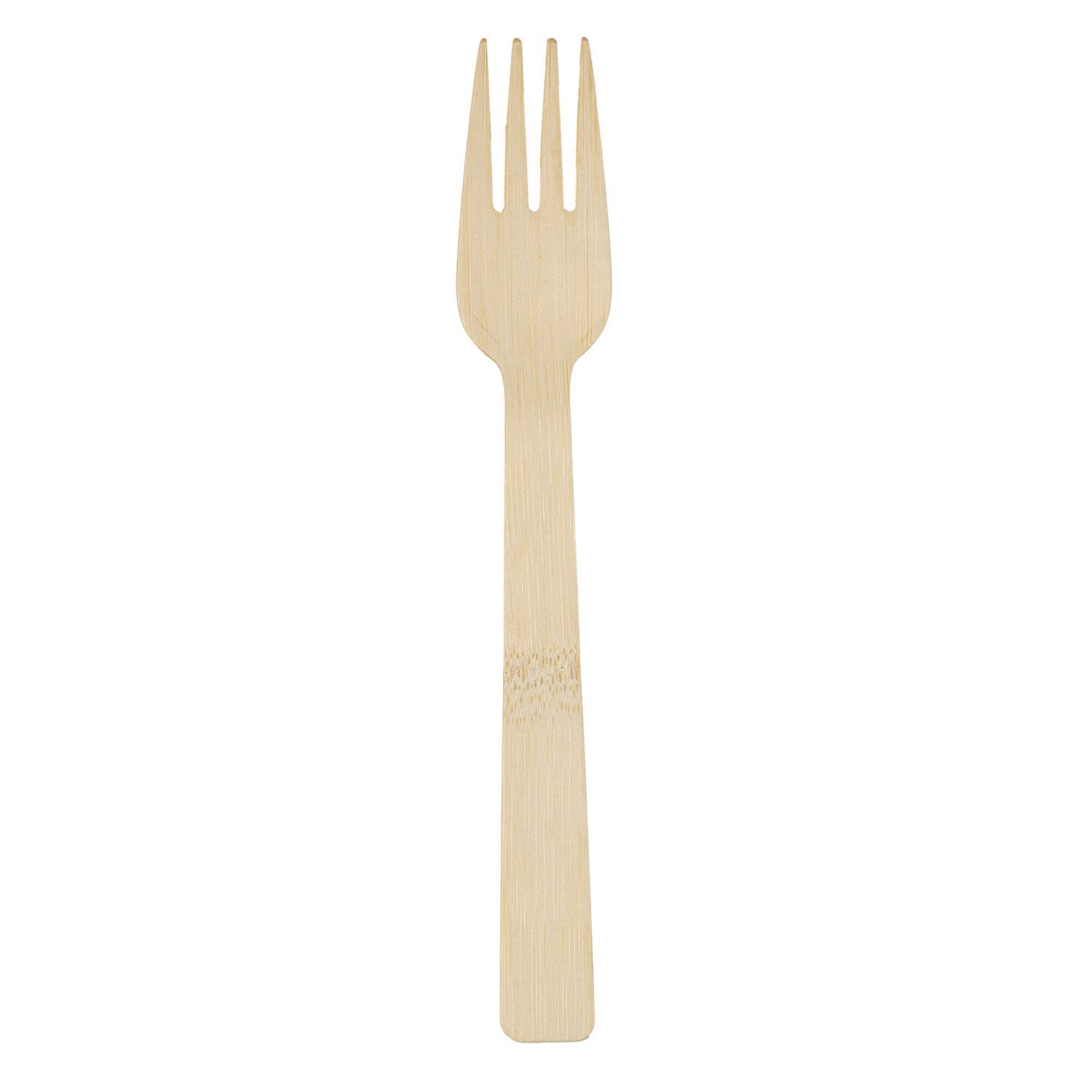 Bamboo Cutlery, Fork, Light Golden, 100/Pack, 10 Packs/Carton Dixie® Flipcost