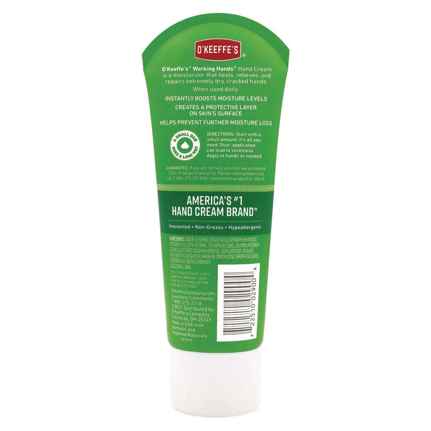 Working Hands Cream, 3 oz Tube, Unscented O'Keeffe's® Flipcost